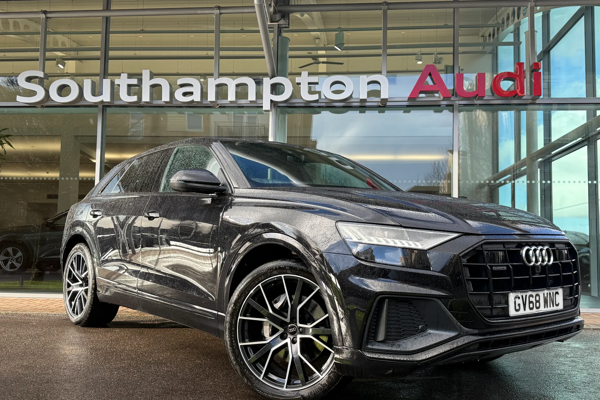 Audi Q8 focused image