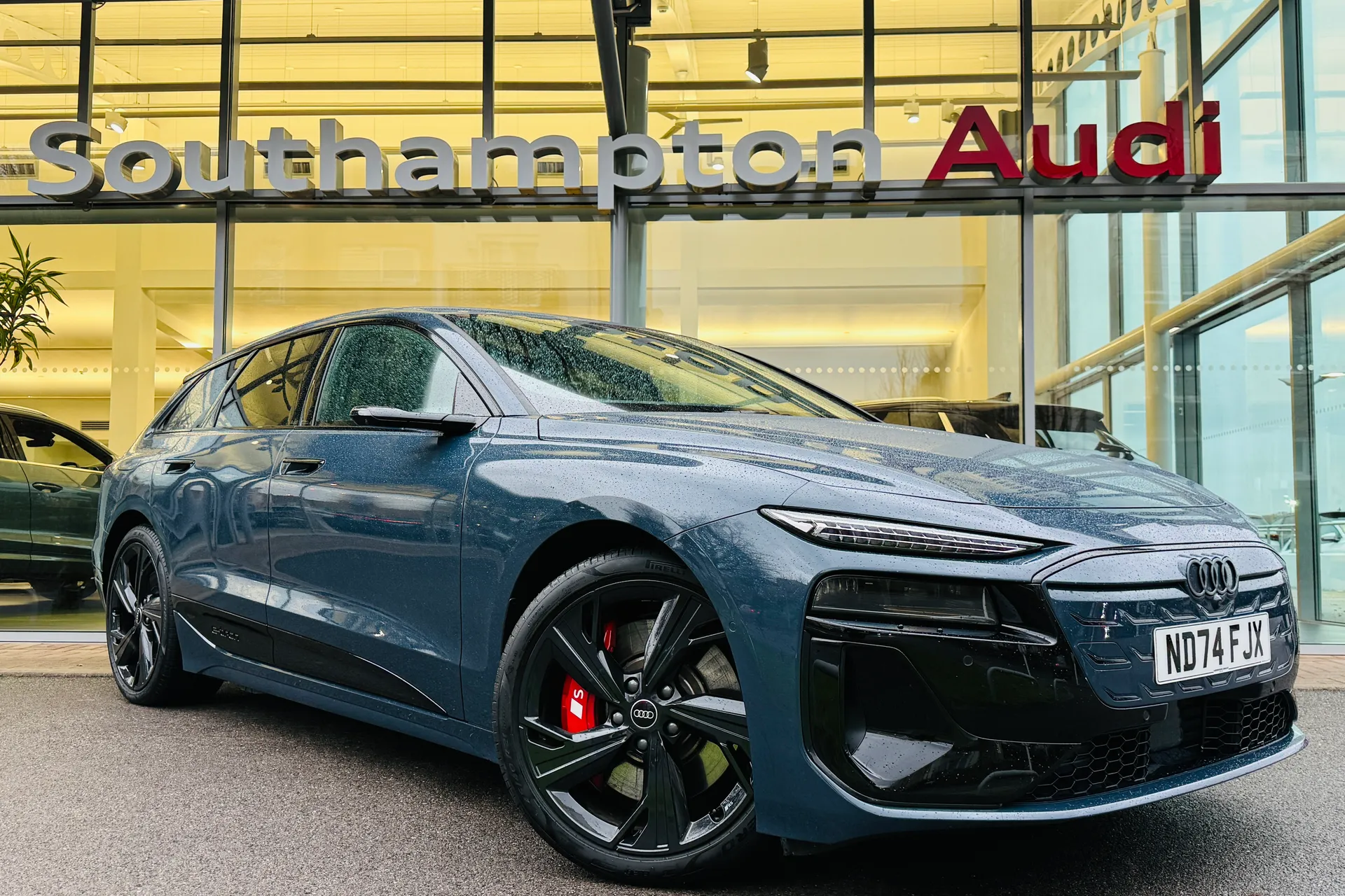 Audi A6 focused image