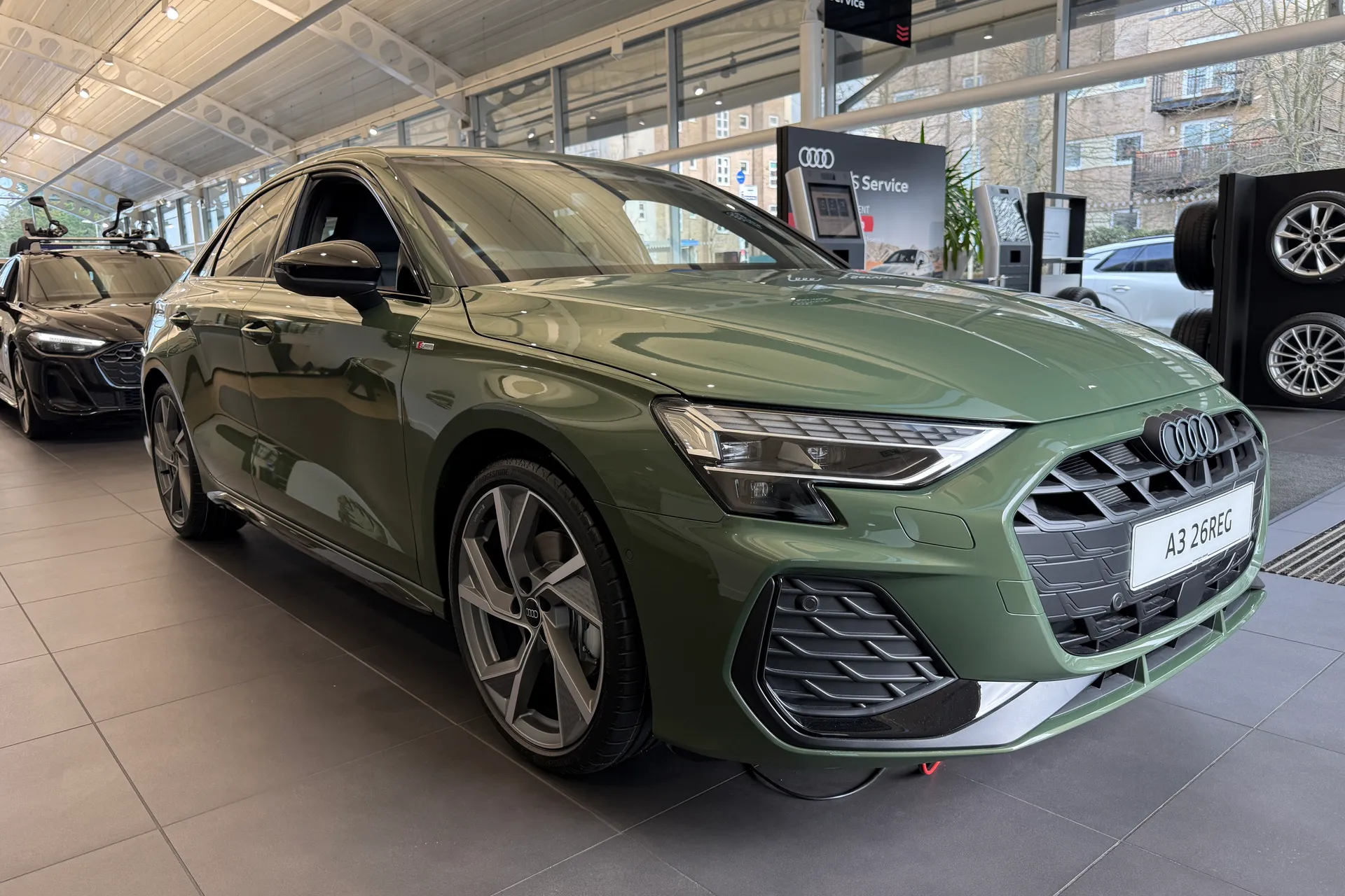 Audi A6 focused image