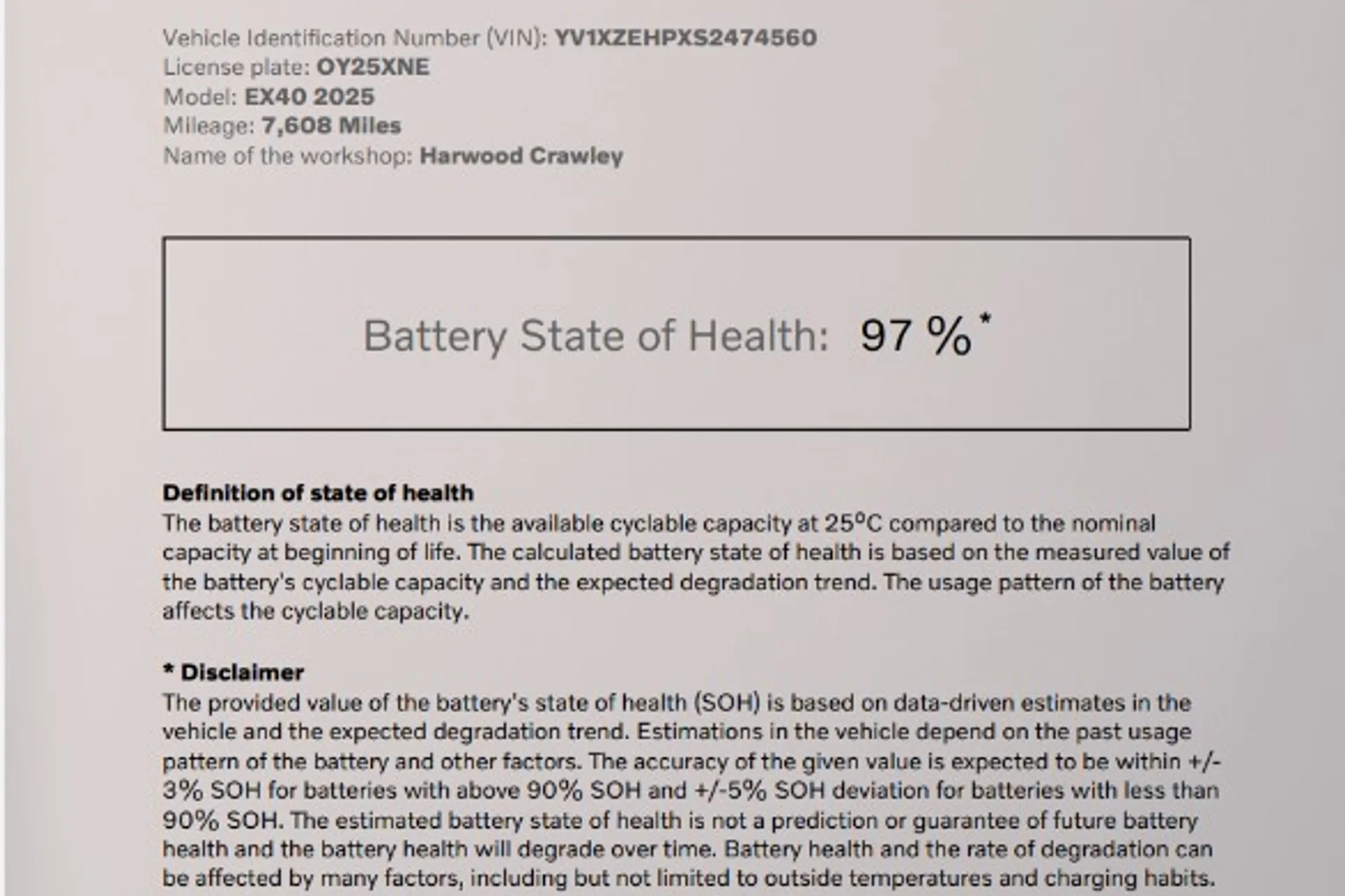 Volvo EX40 thumbnail image number 7