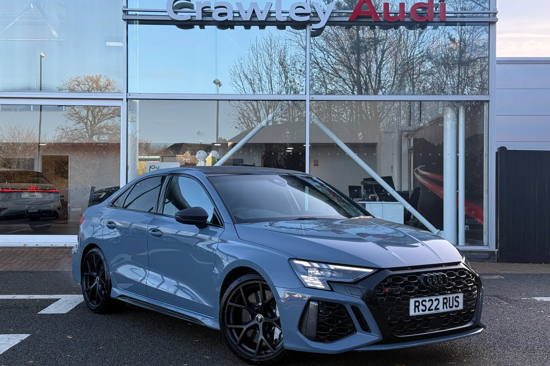 Audi RS3 focused image