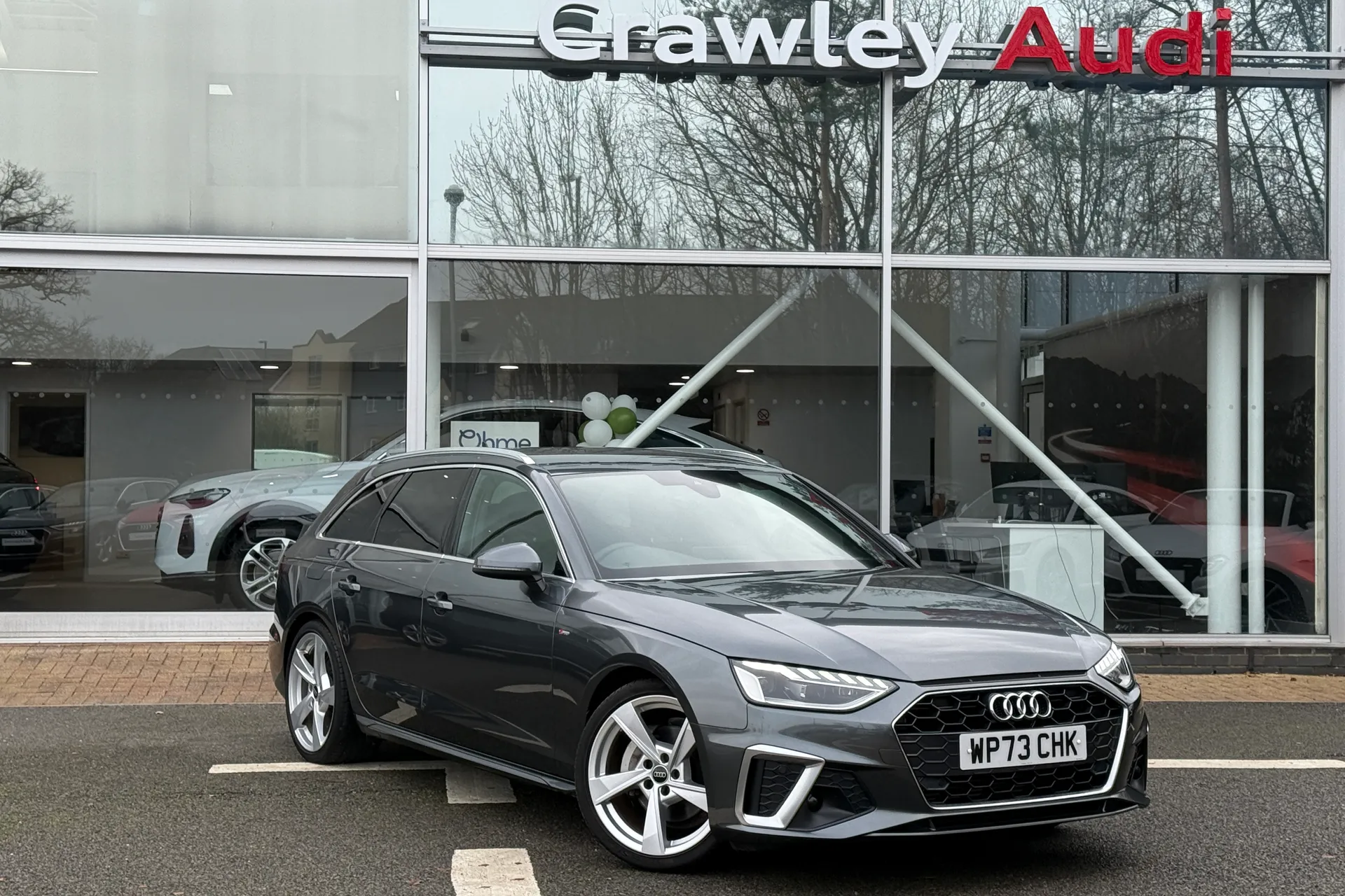 Audi A4 focused image