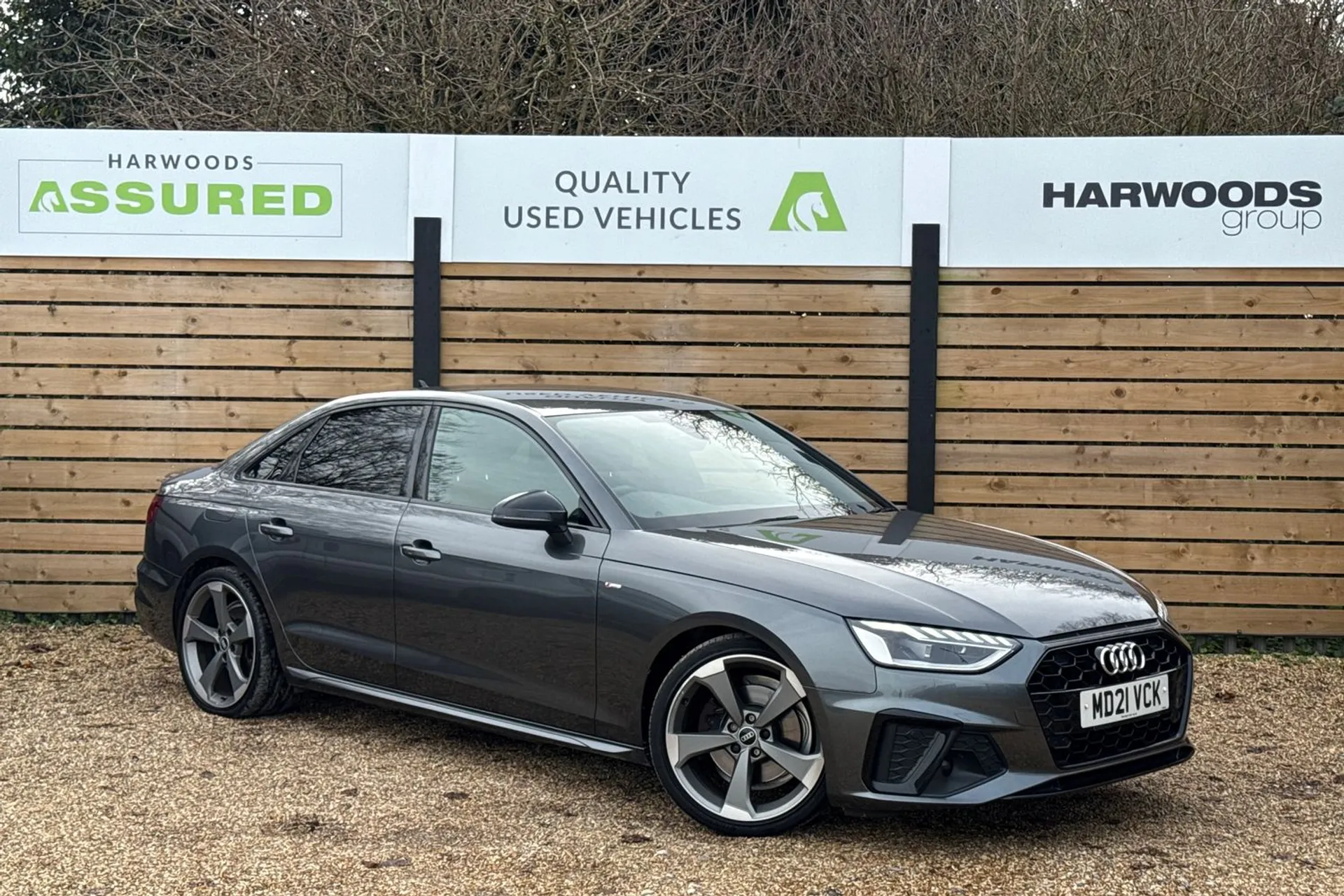 Audi A4 focused image