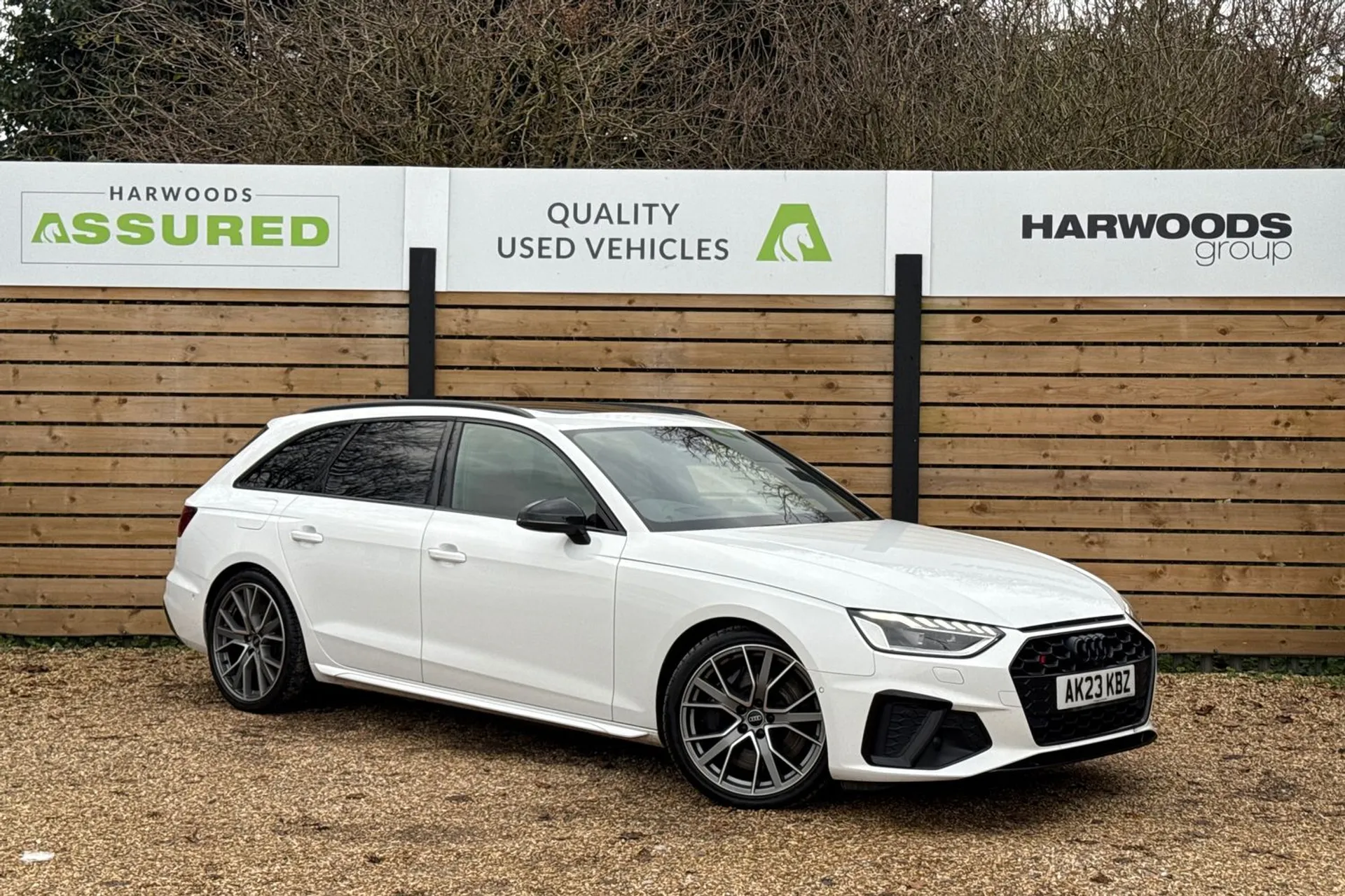 Audi A4 focused image