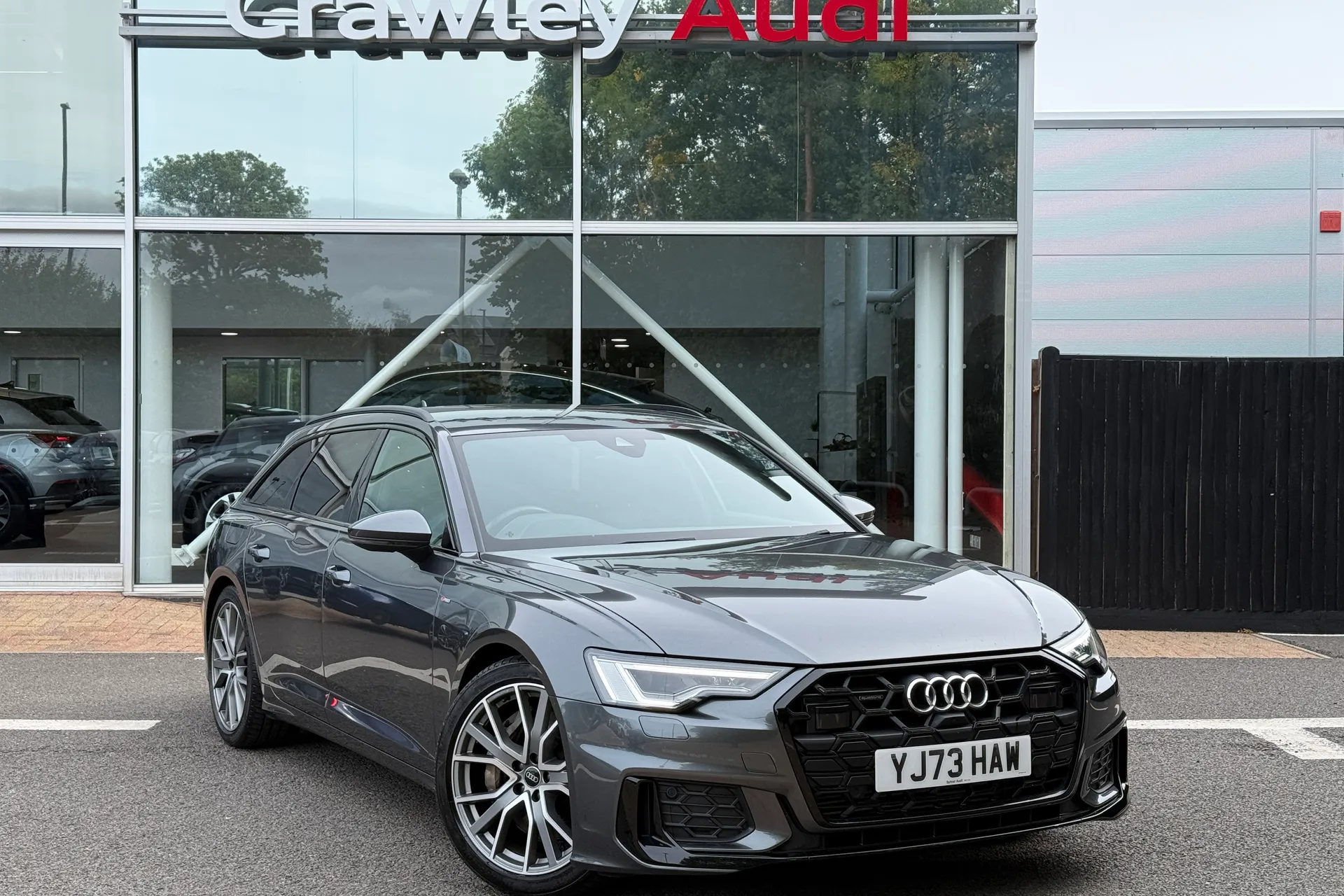 Audi A6 focused image
