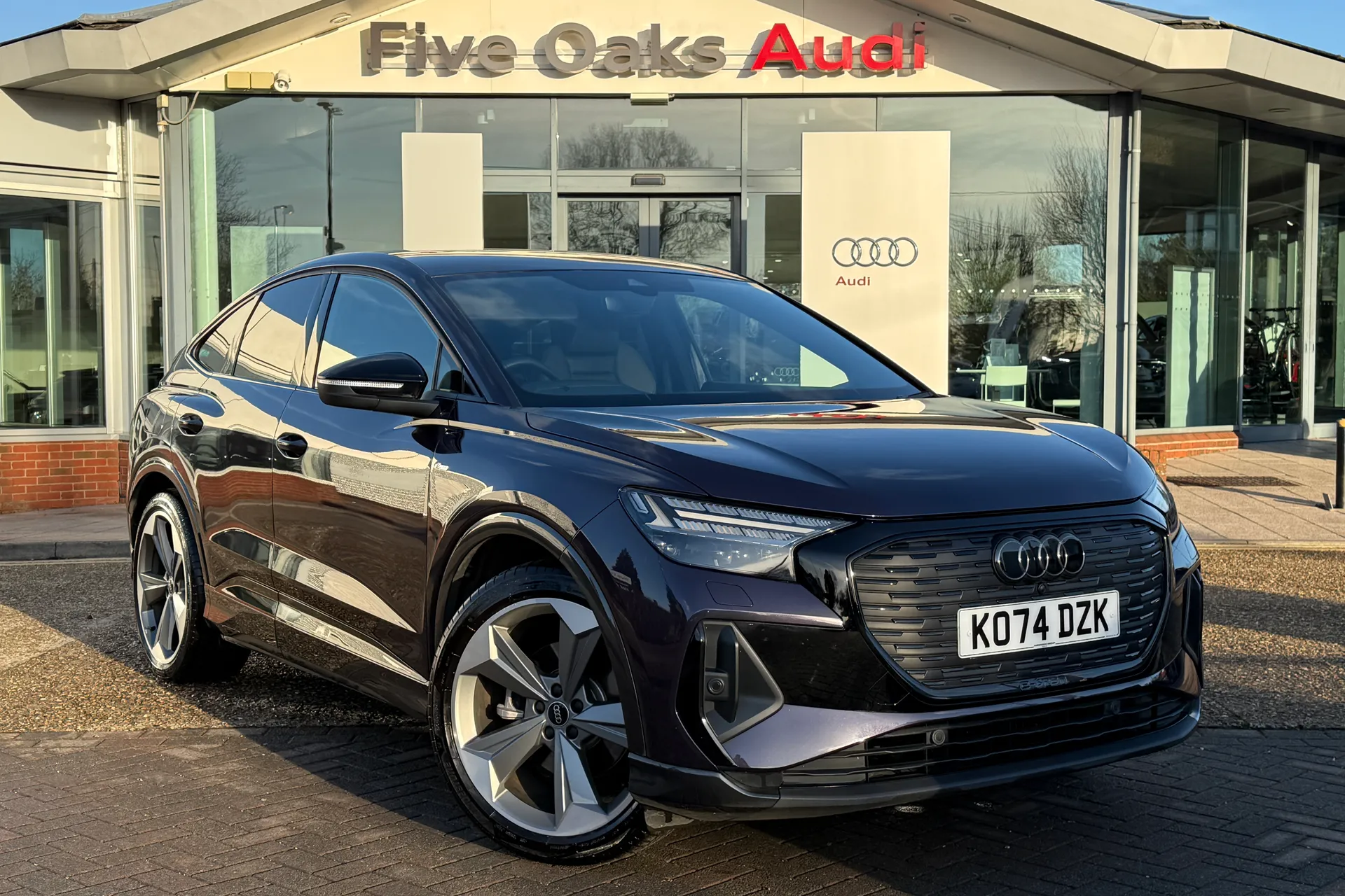 Audi Q4 e-tron focused image