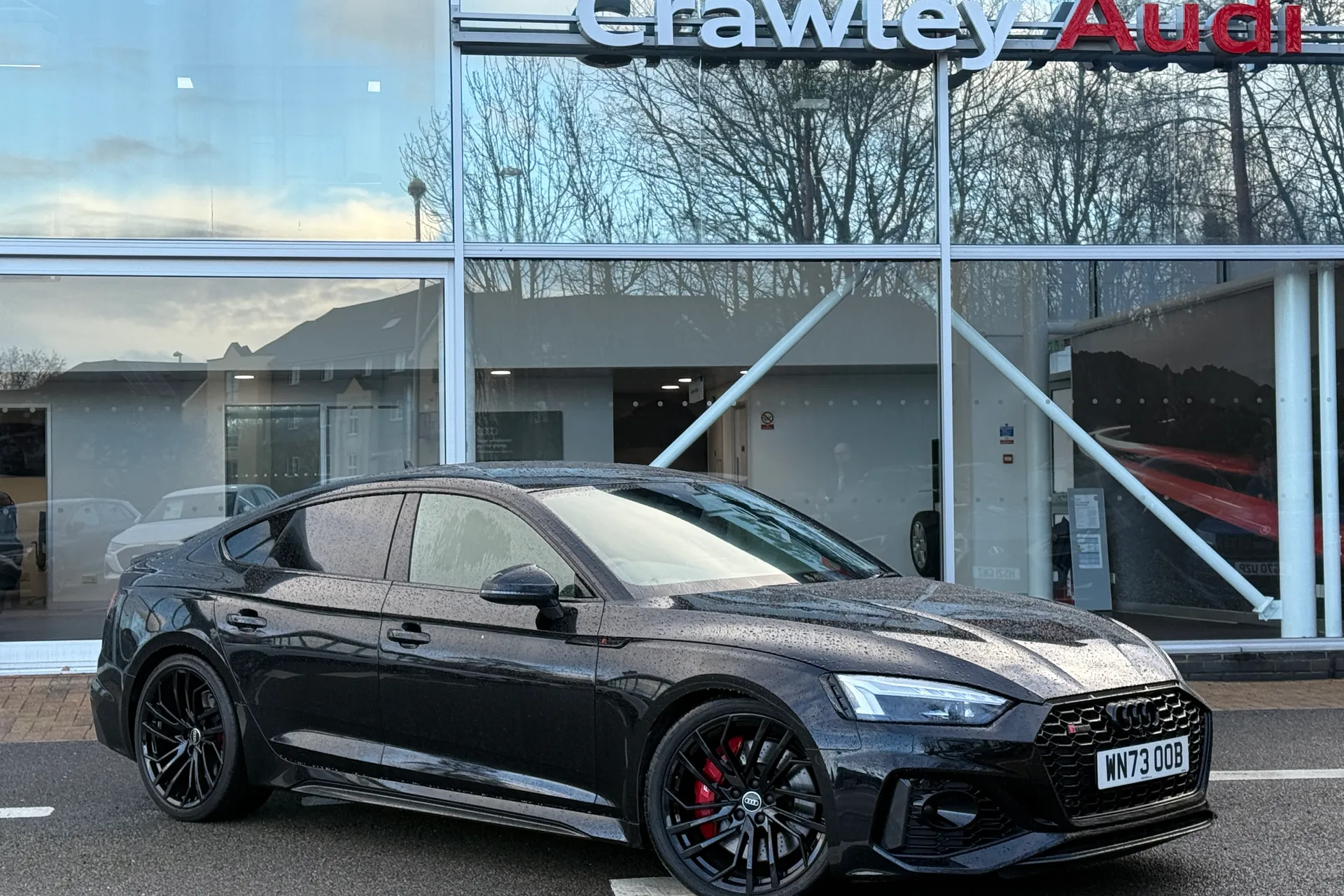Audi RS5 focused image