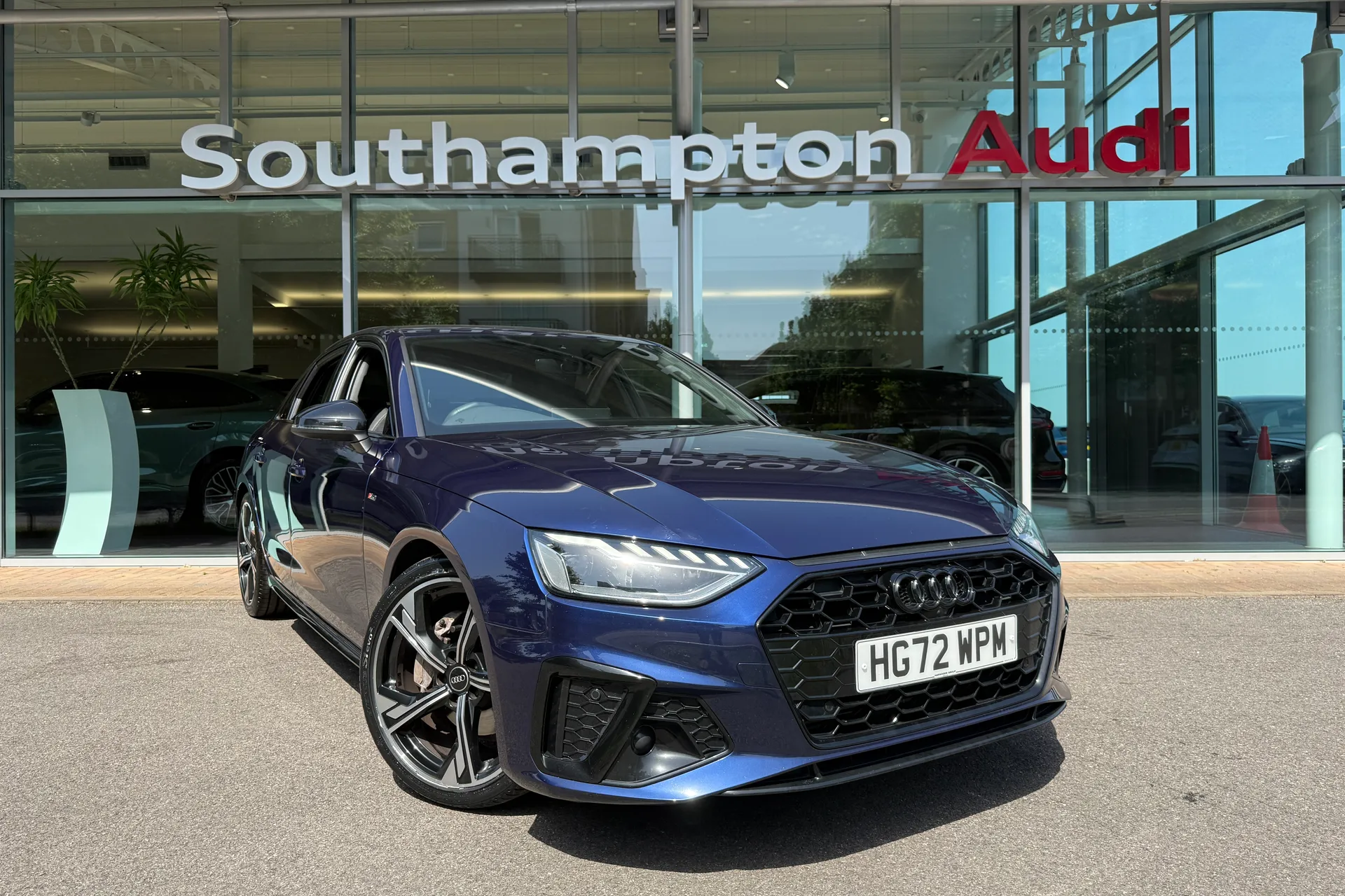 Audi A4 focused image