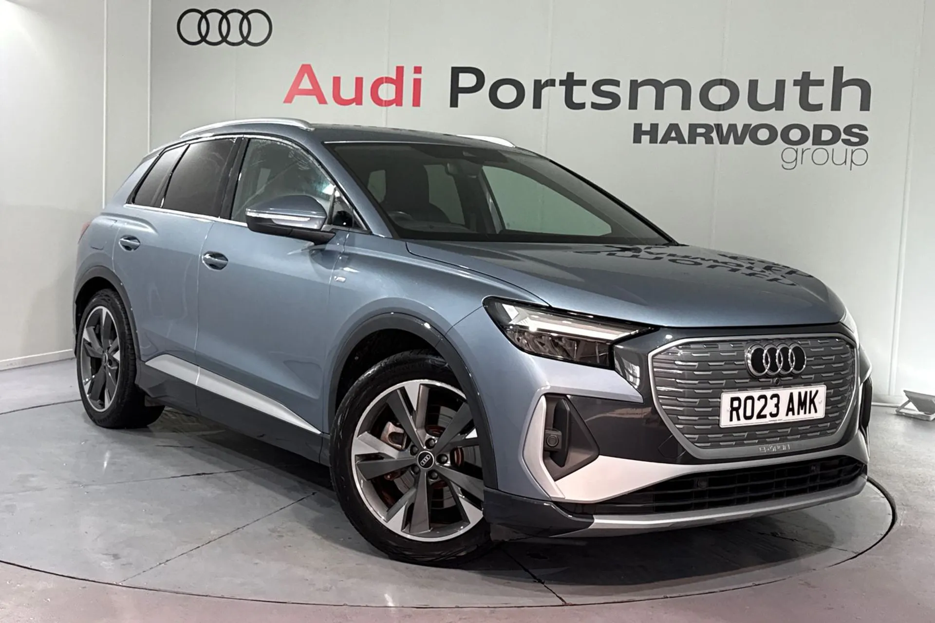 Audi Q4 focused image