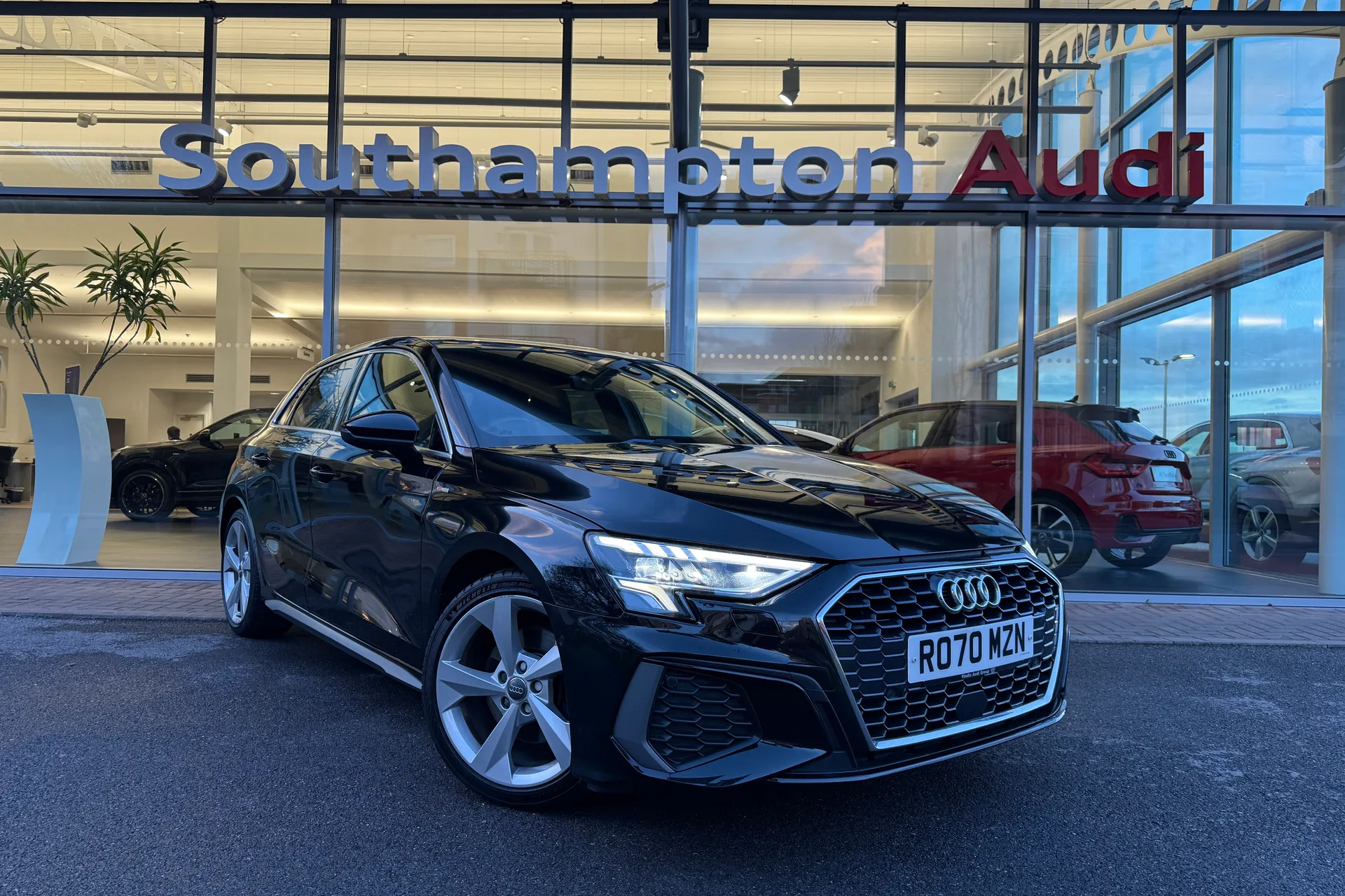 Audi A3 focused image