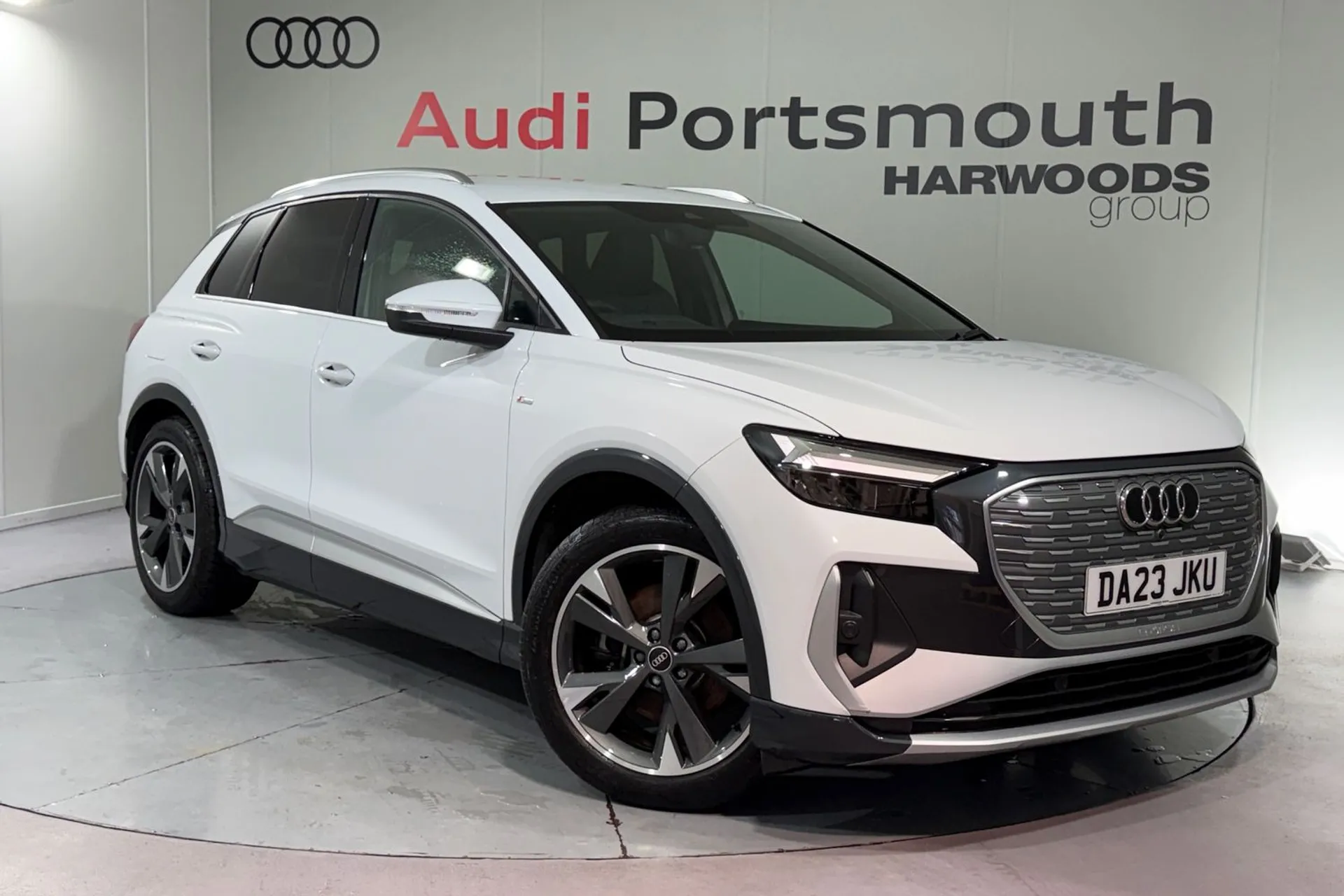 Audi Q4 focused image