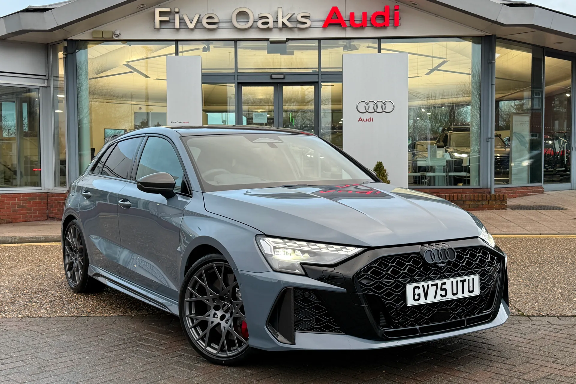 Audi RS3 focused image