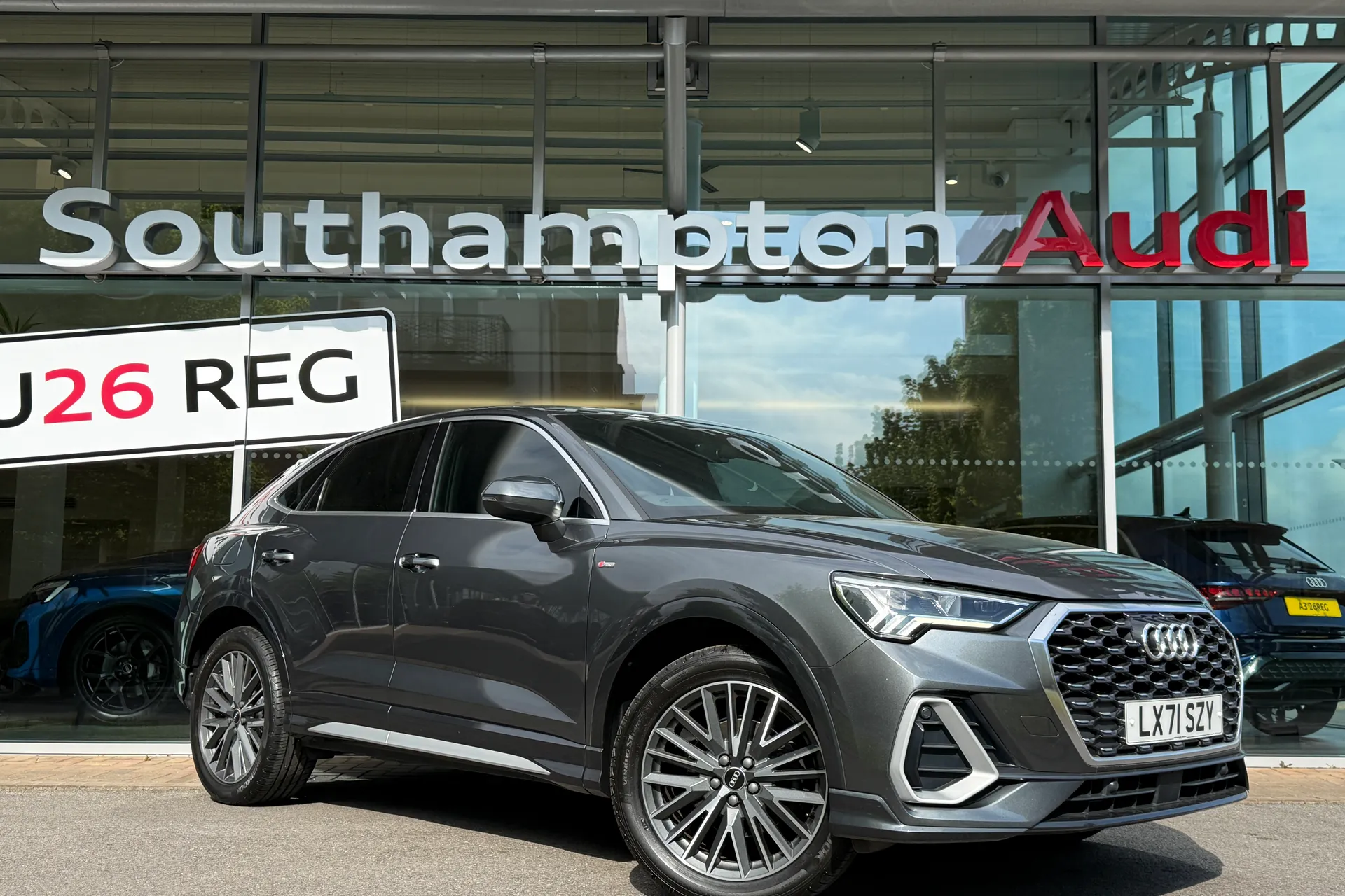 Audi Q3 focused image