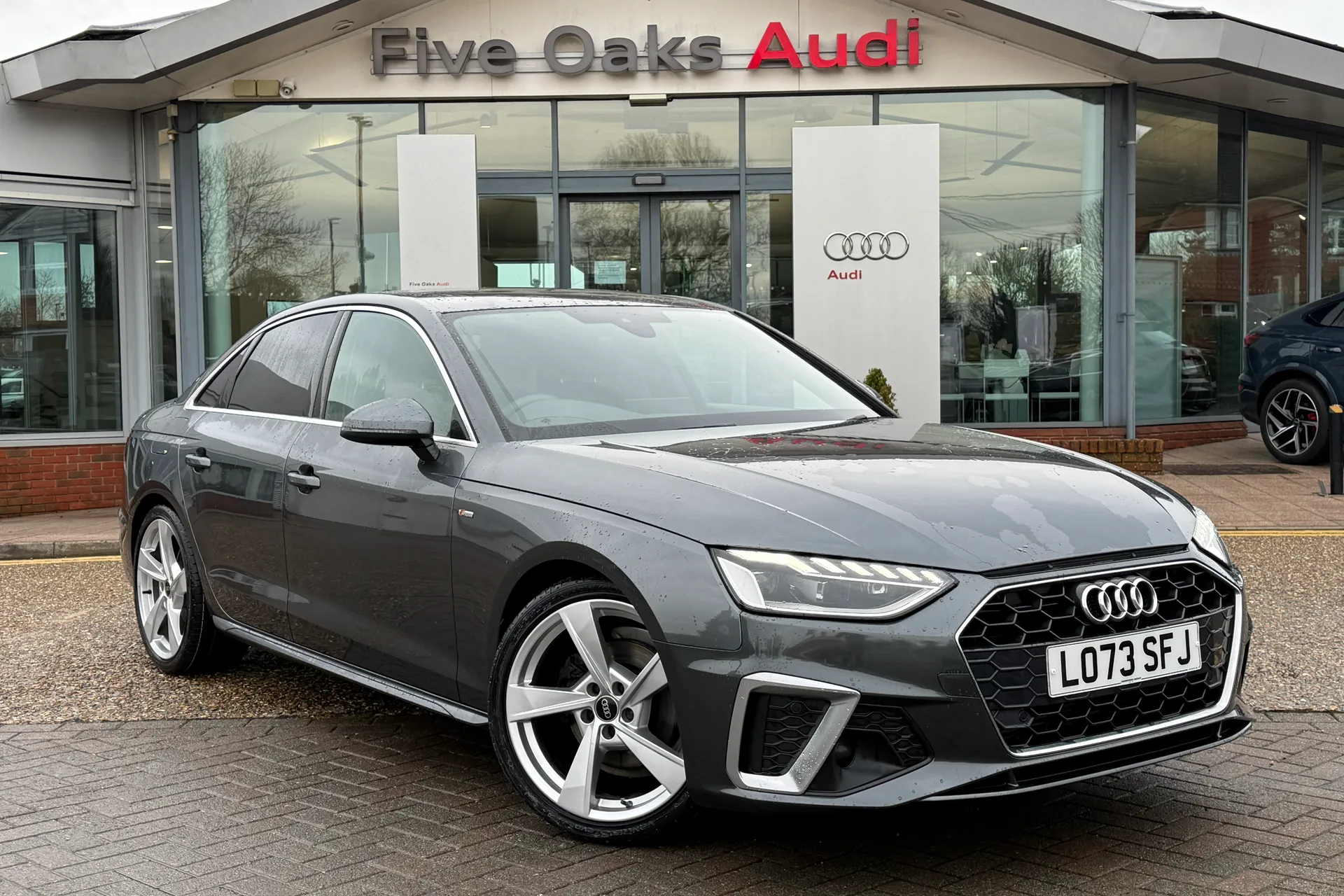 Audi A4 focused image