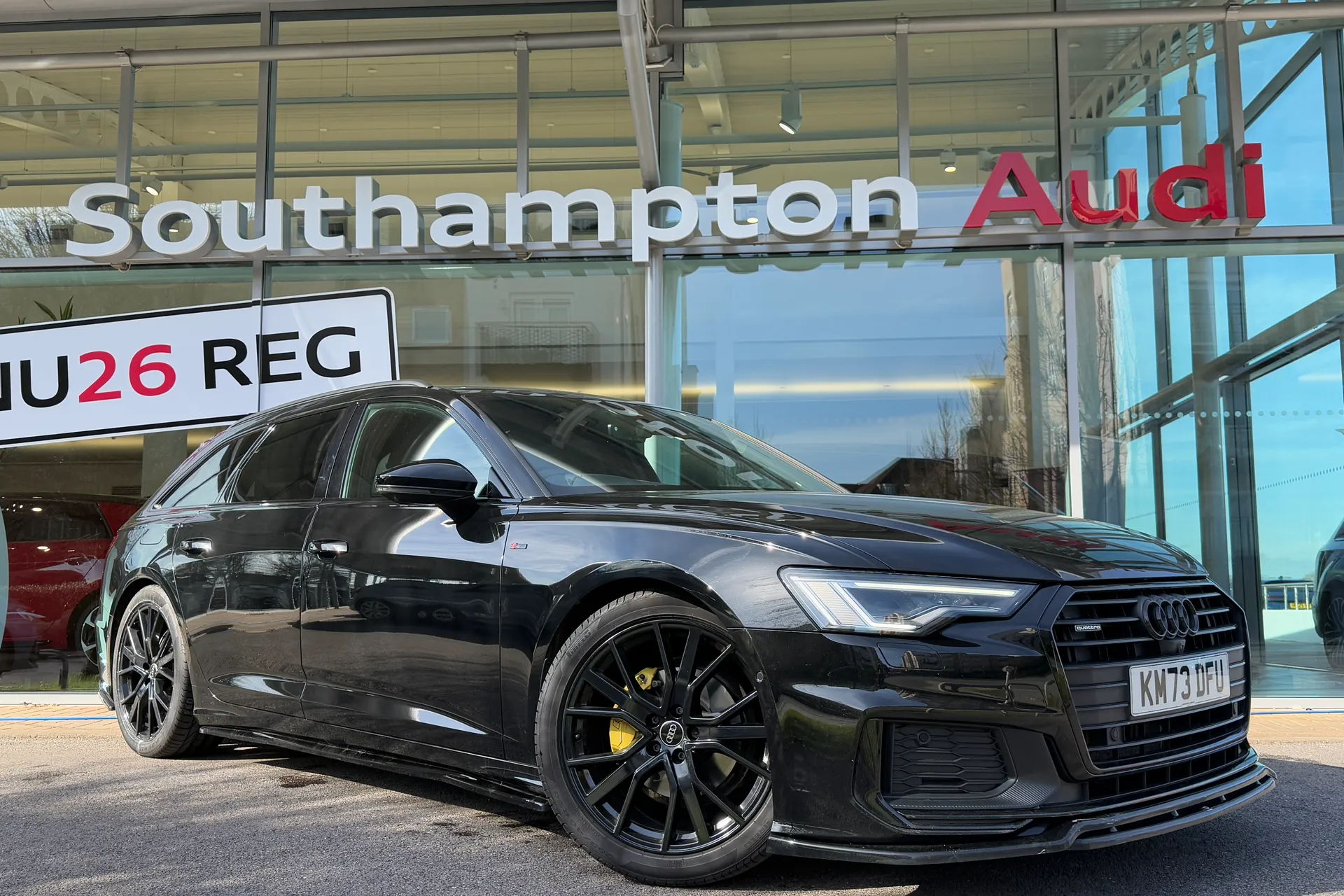 Audi A6 focused image