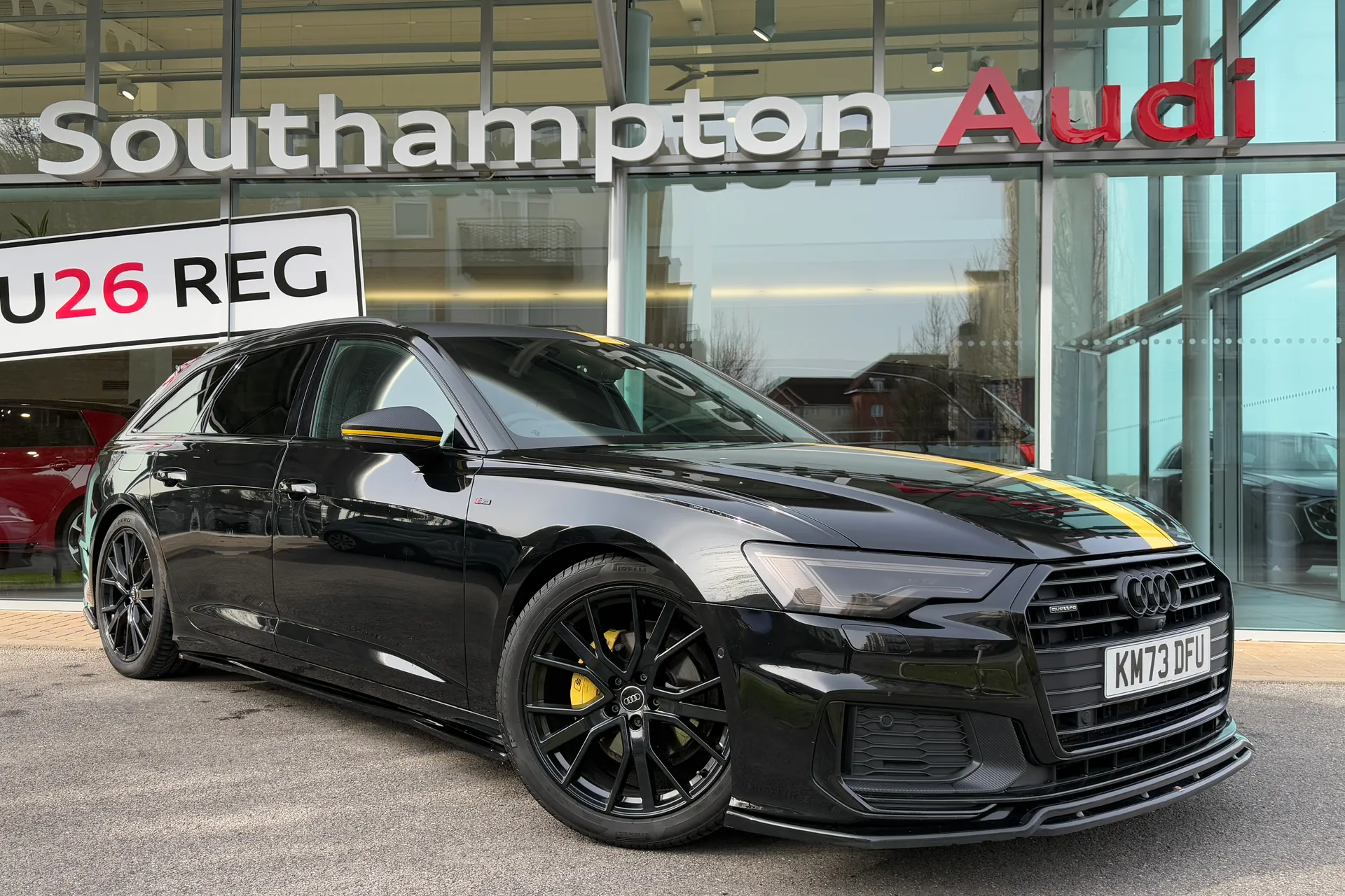 Audi A6 focused image