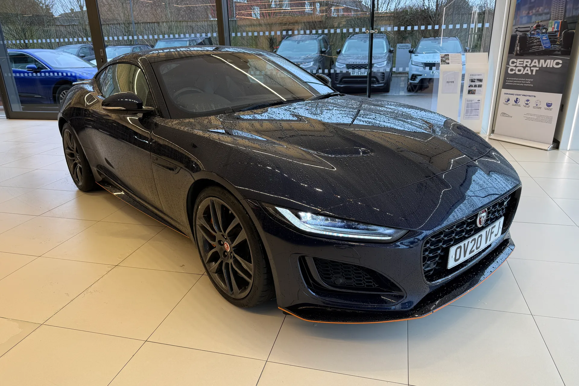 Jaguar F-TYPE focused image