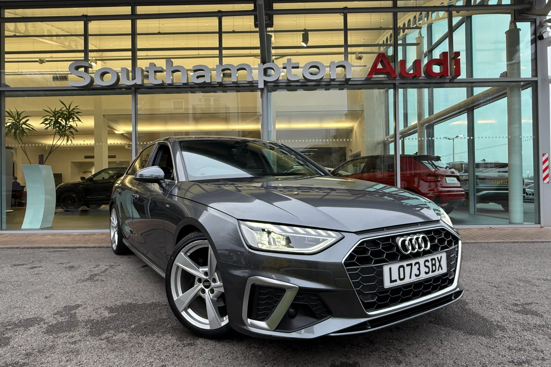 Audi A4 focused image