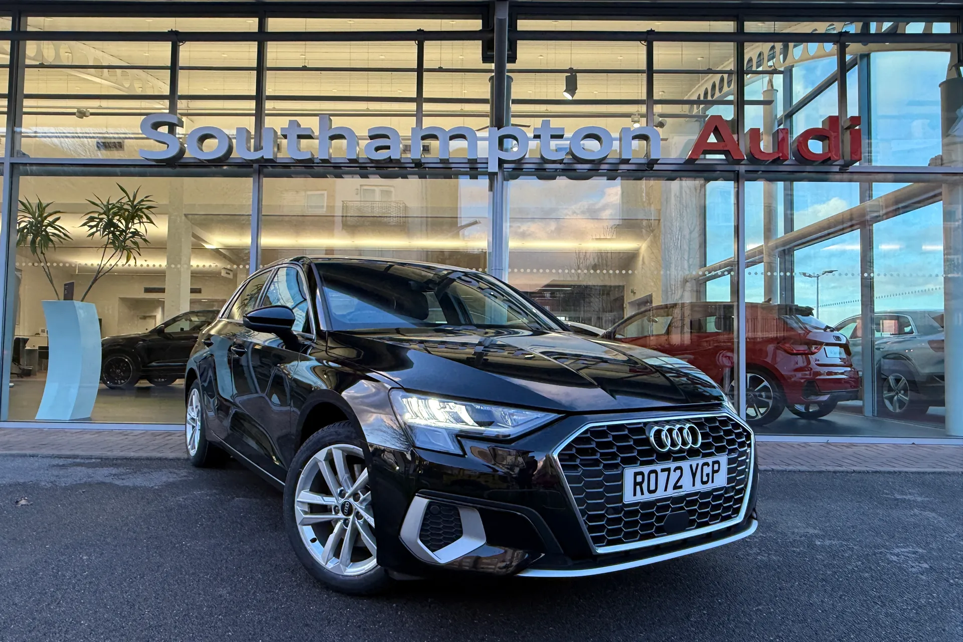 Audi A3 focused image