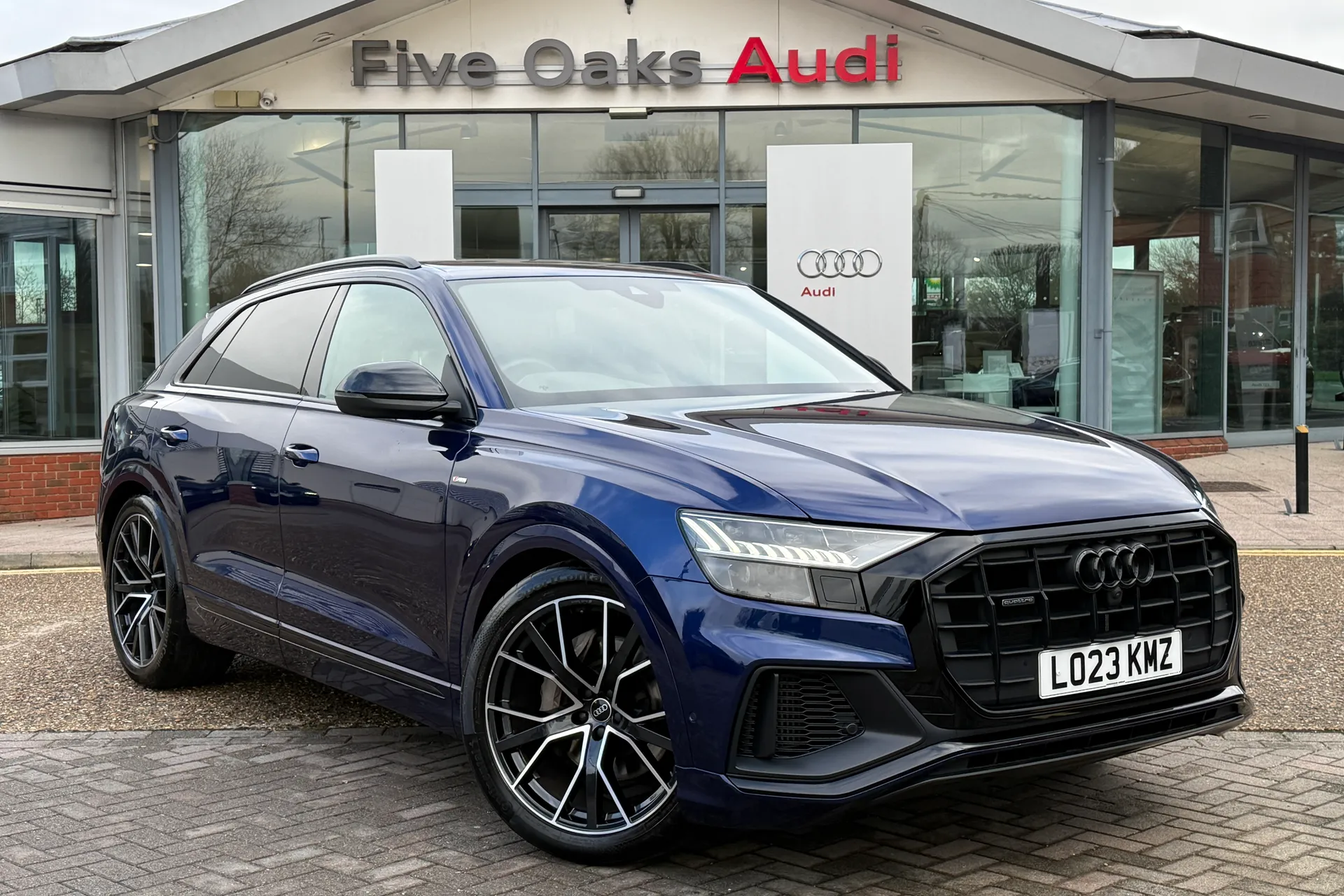 Audi Q8 focused image