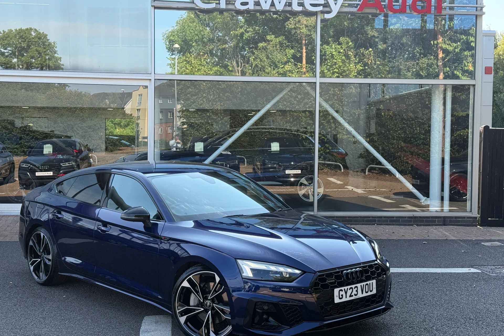 Audi A5 focused image