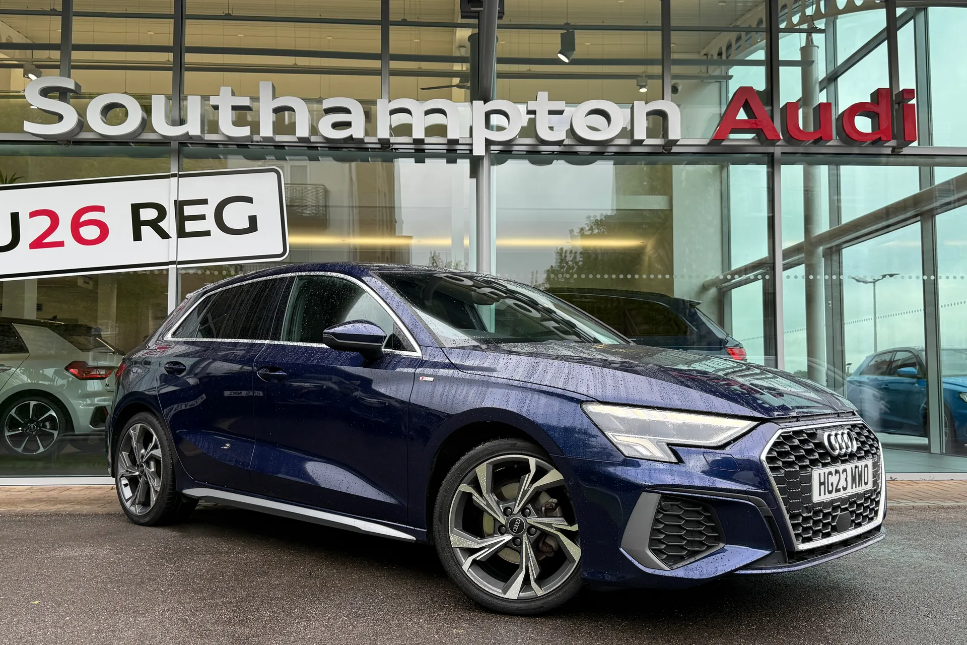 Audi A3 focused image