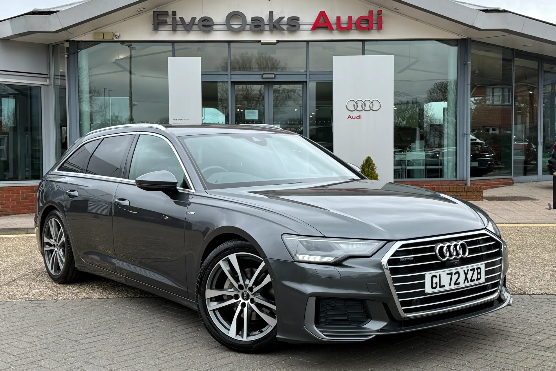 Audi A6 focused image