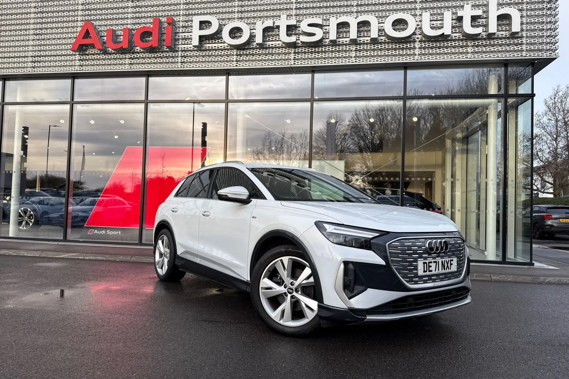 Audi Q4 focused image