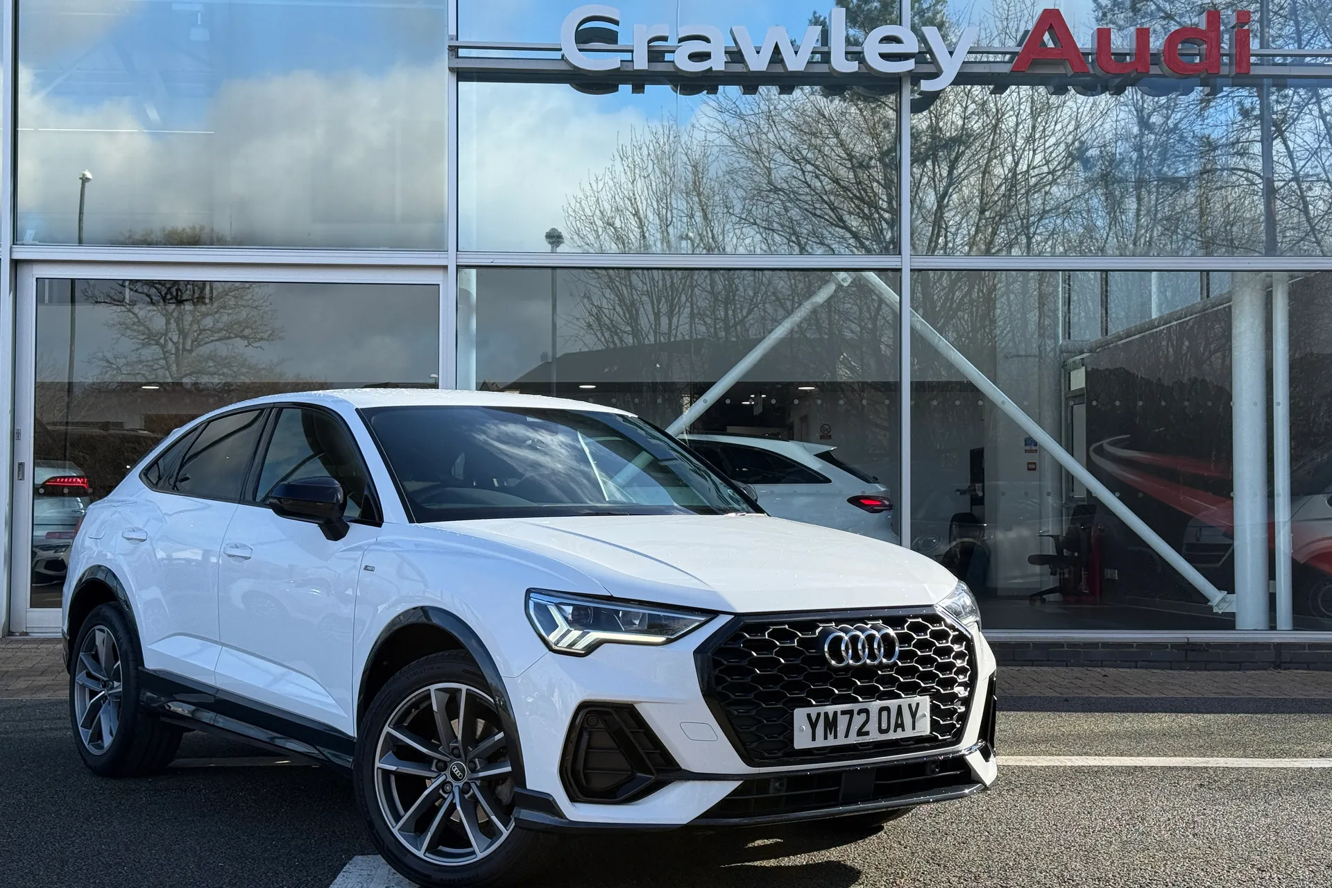 Audi Q3 focused image