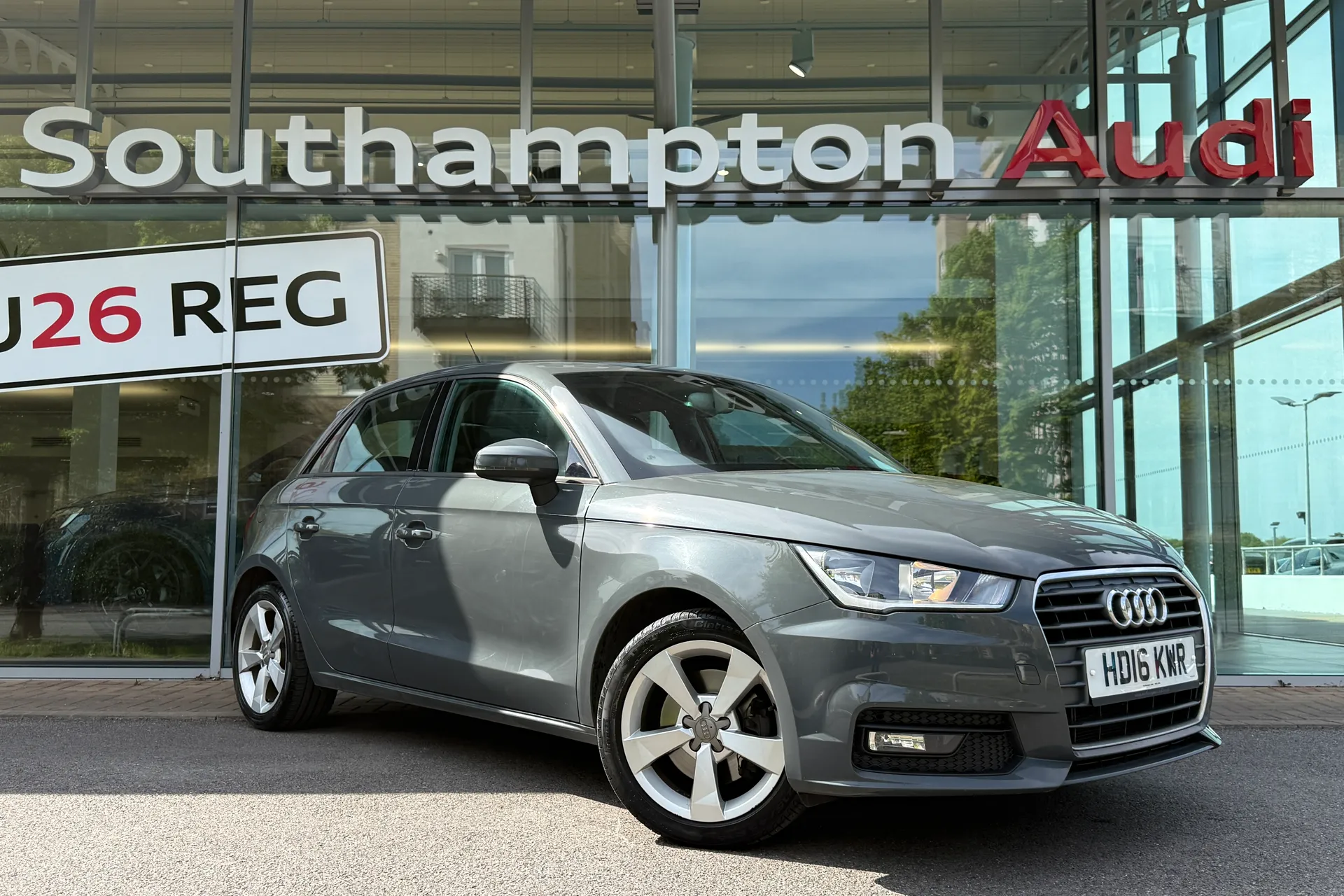 Audi A1 focused image