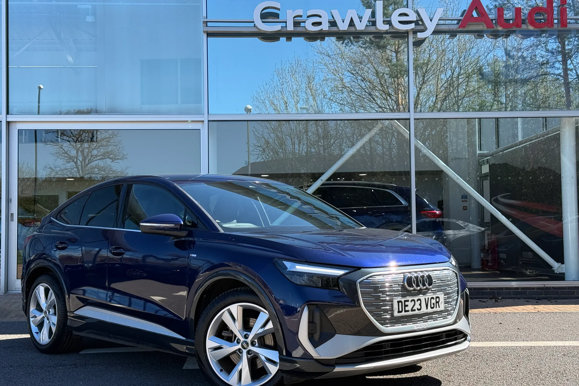 Audi Q4 focused image