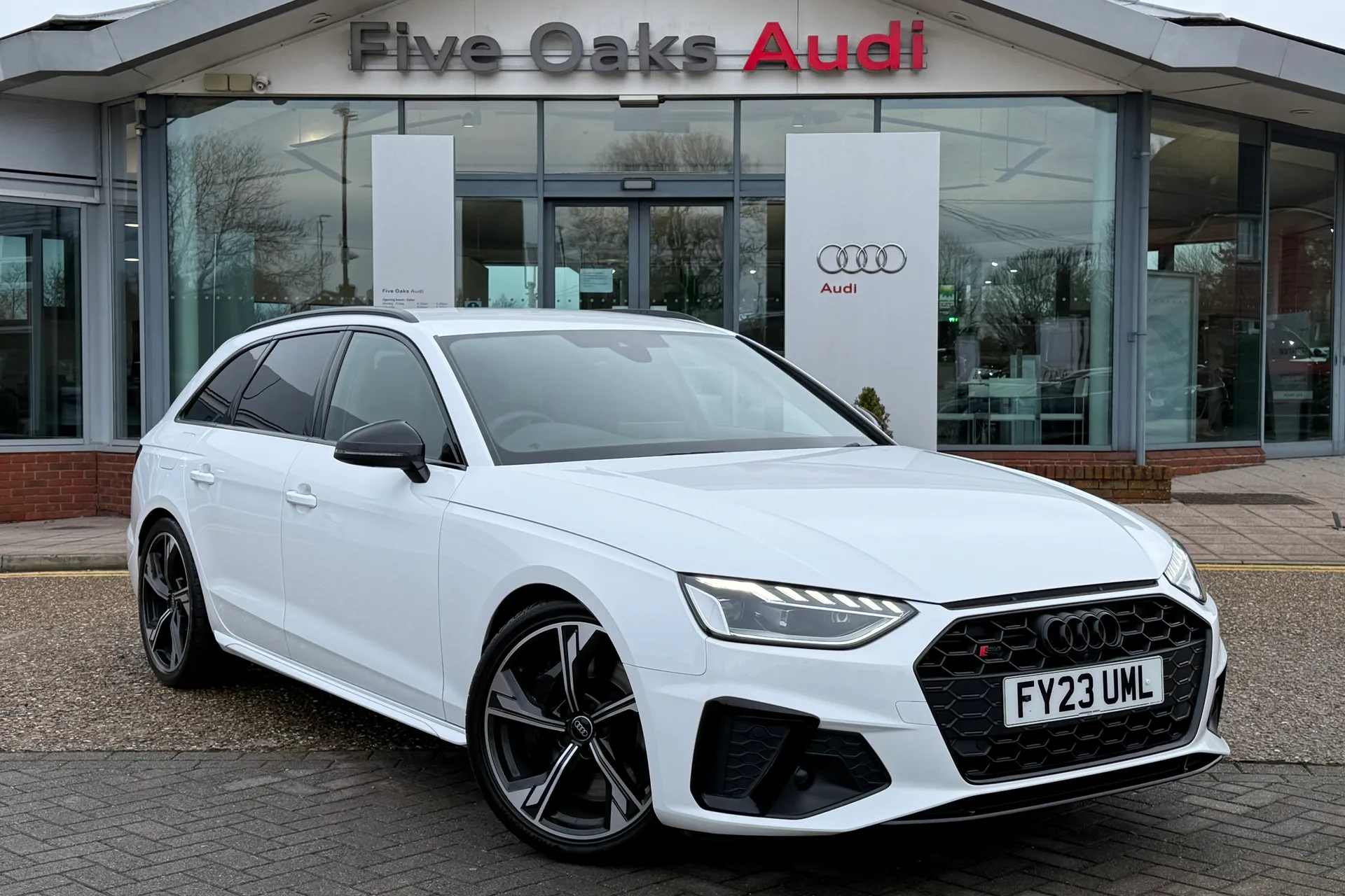 Audi A4 focused image