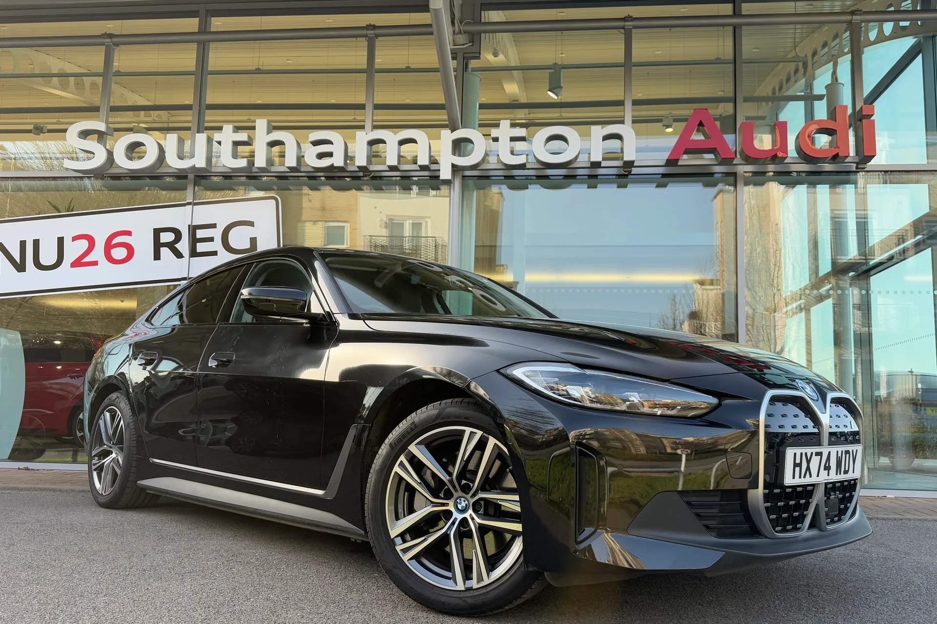 BMW I4 focused image