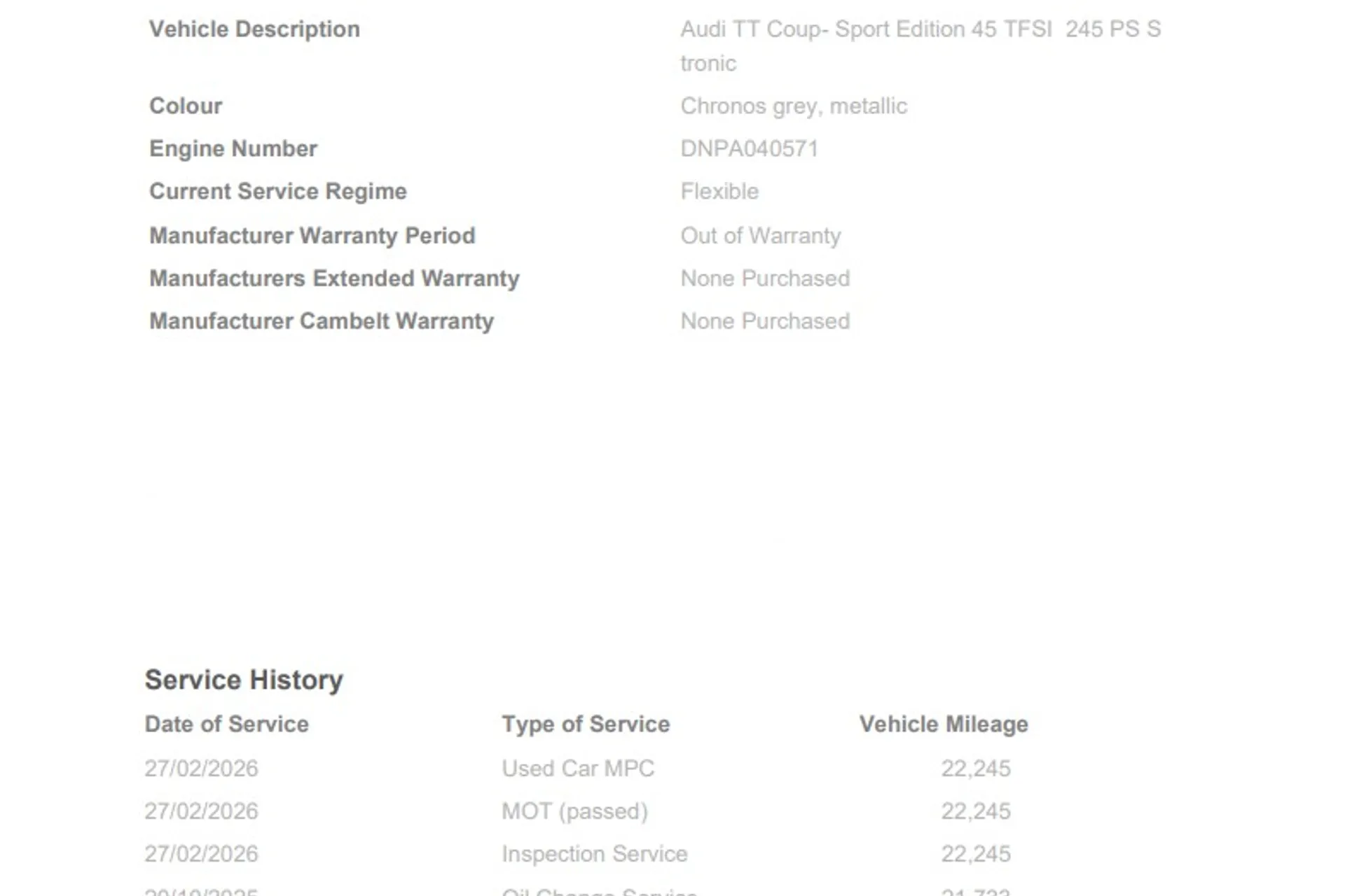 Audi TT thumbnail image number 6