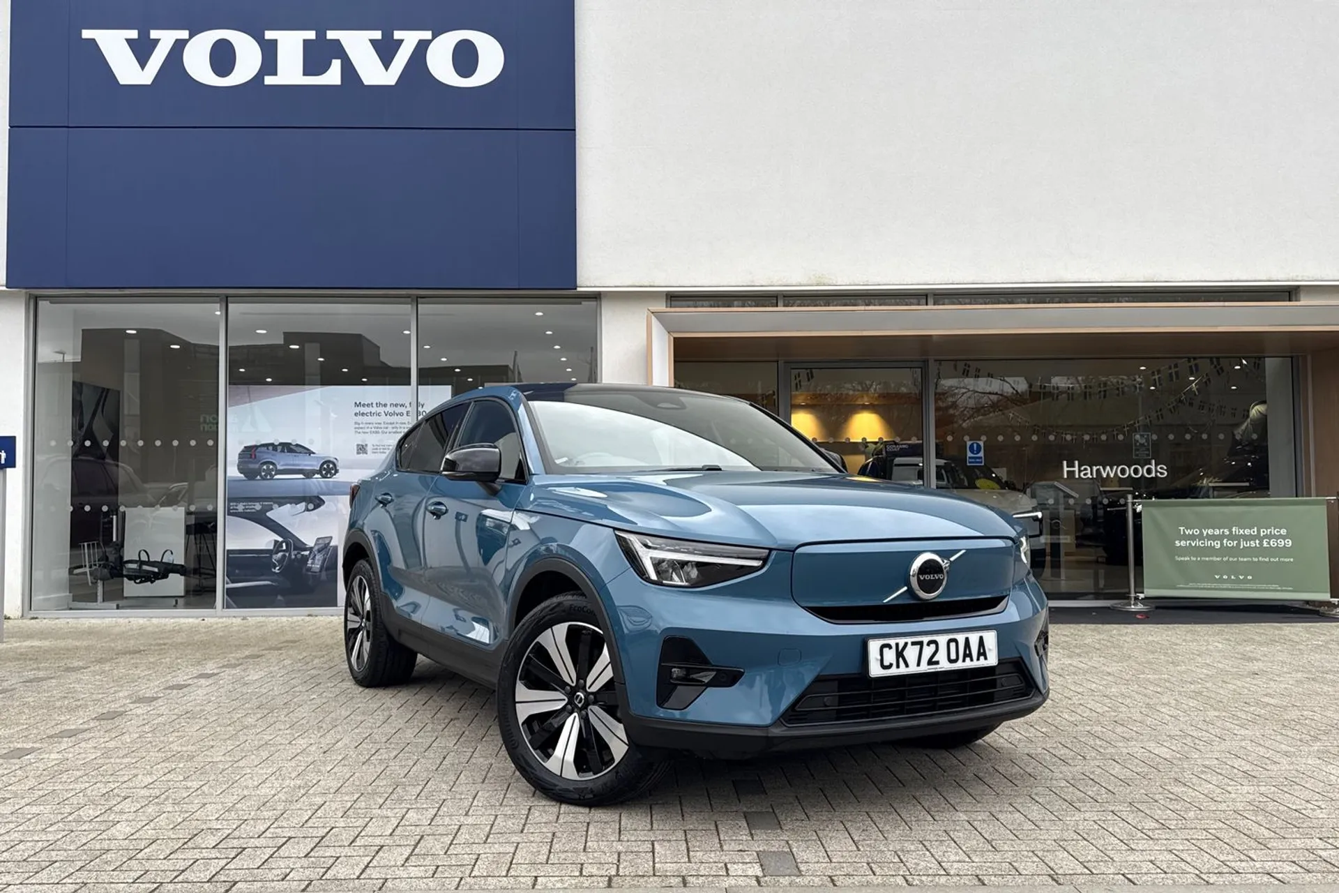 Volvo C40 focused image