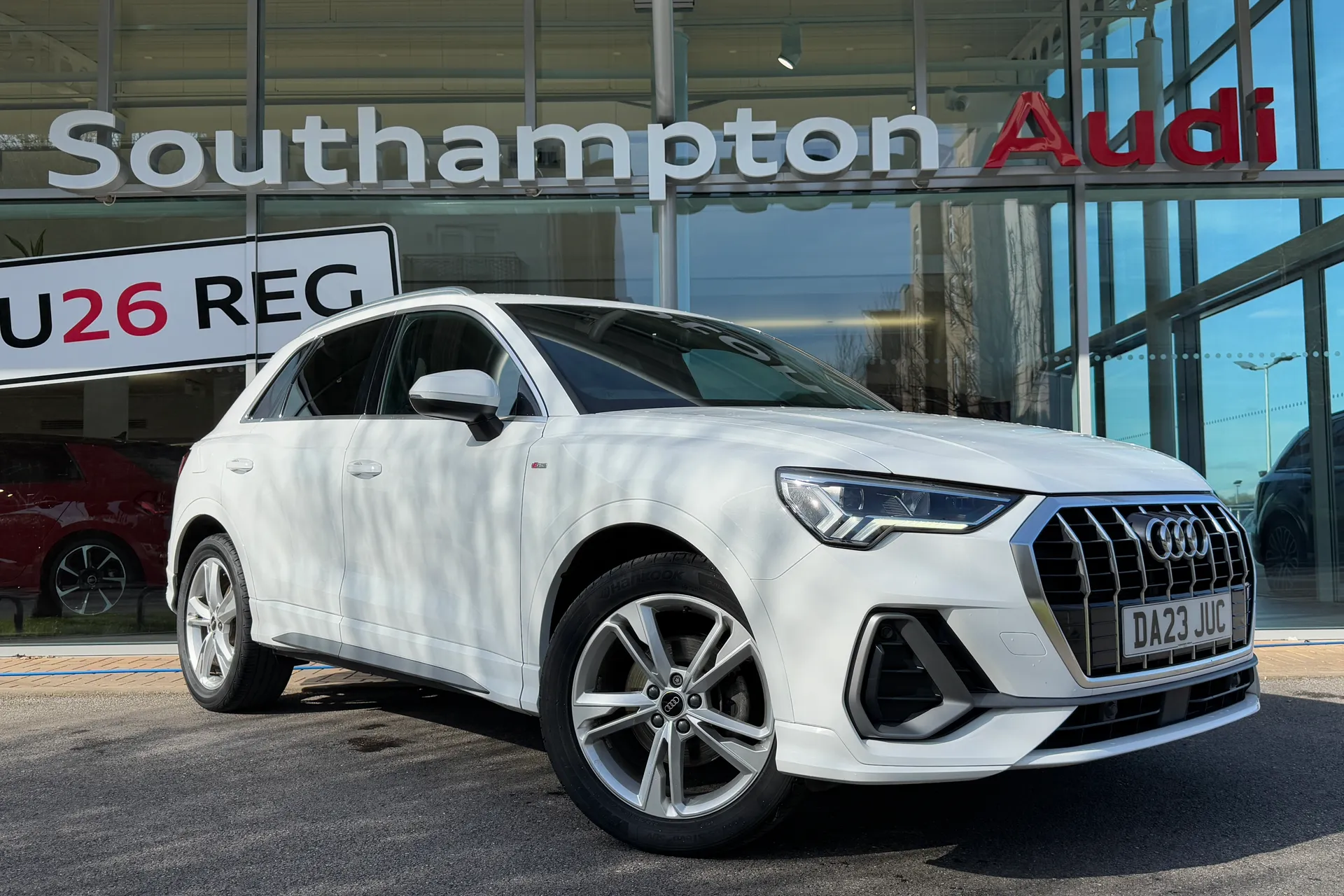 Audi Q3 focused image