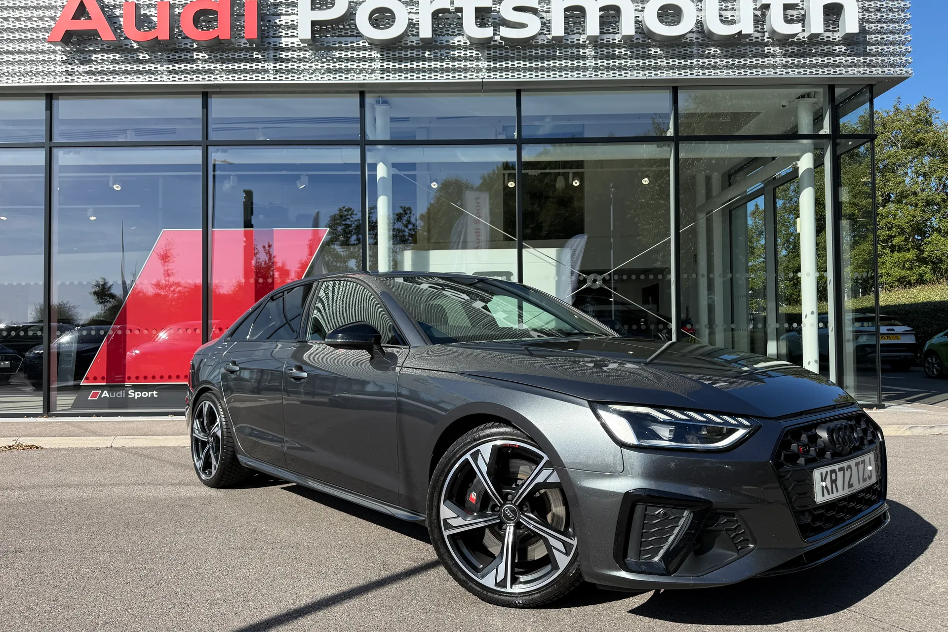 Audi A4 focused image