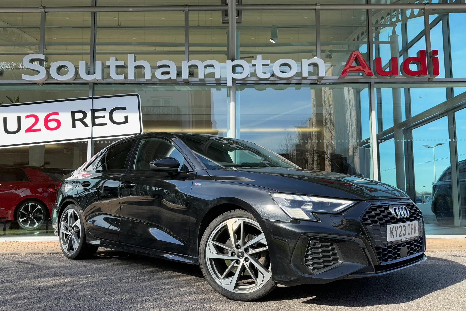 Audi A3 focused image