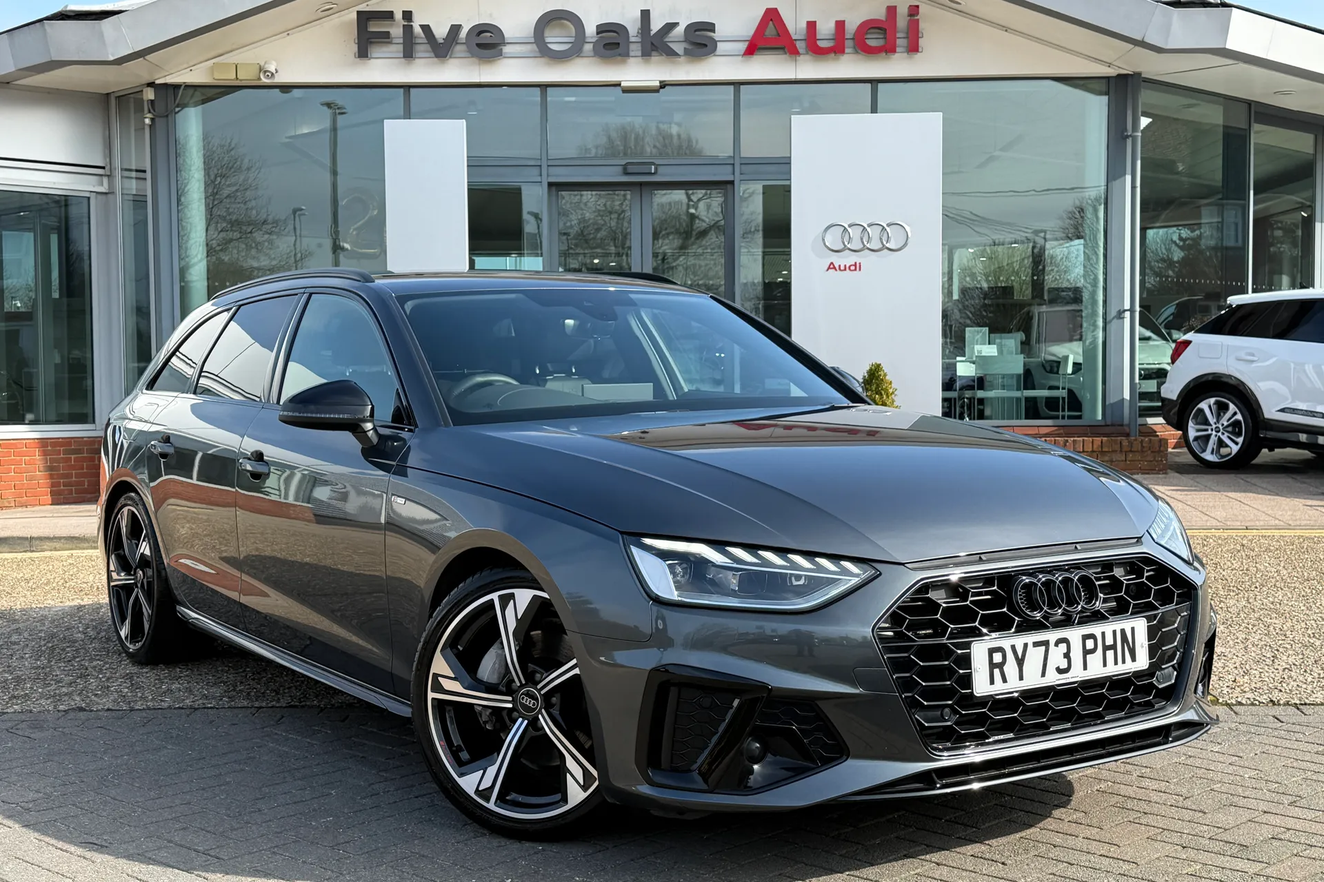 Audi A4 focused image