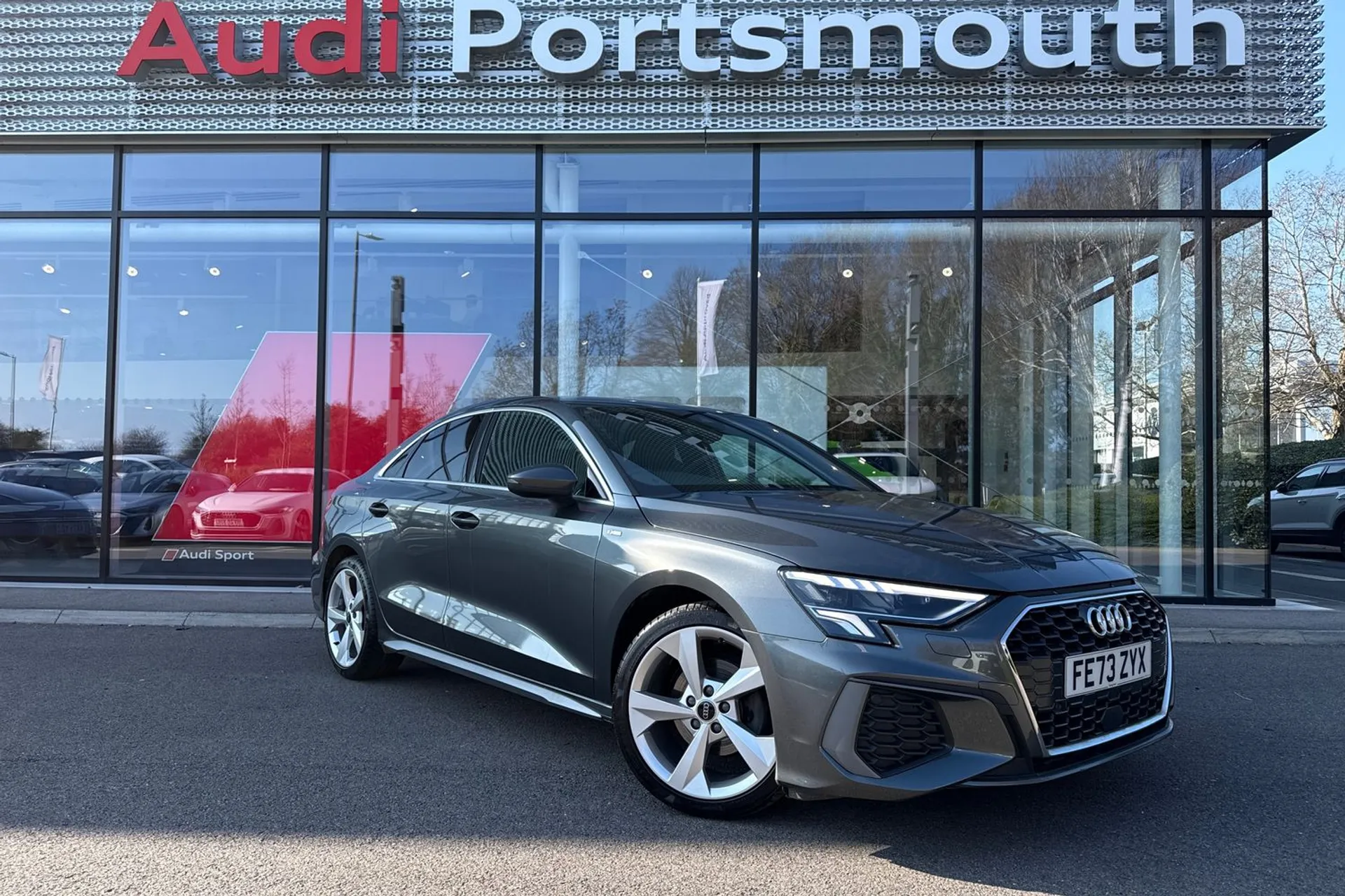 Audi A3 focused image