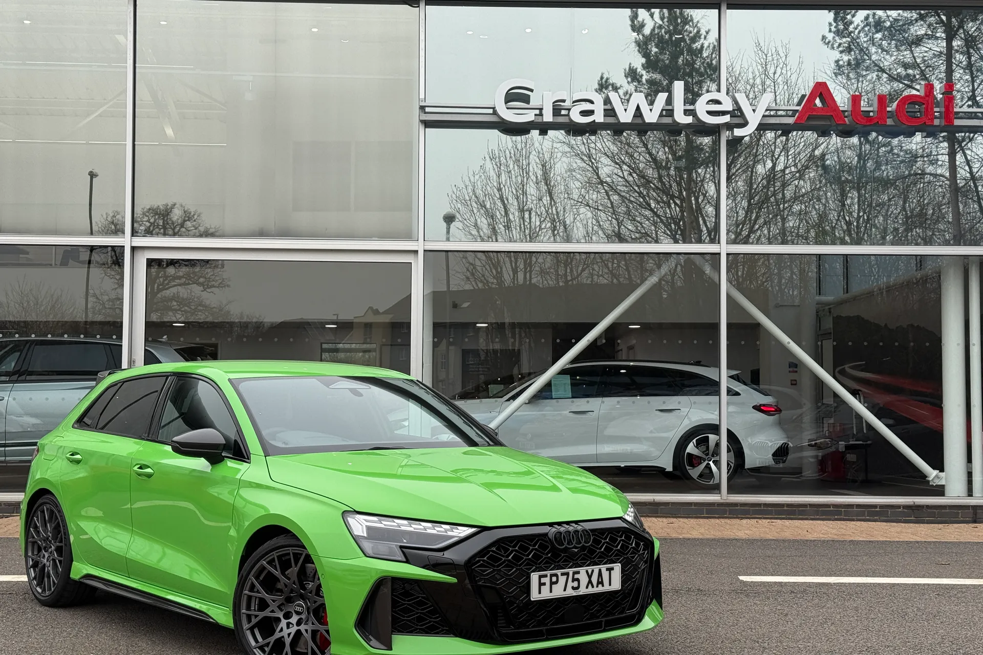 Audi RS3 focused image