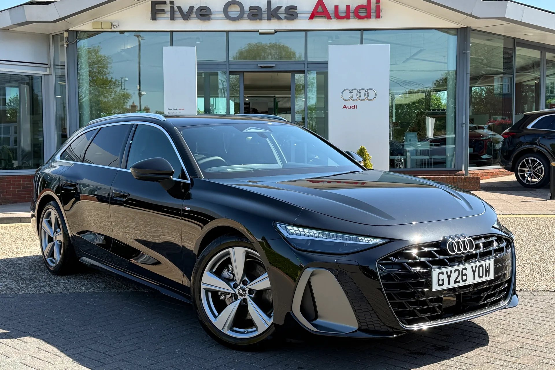 Audi A6 focused image