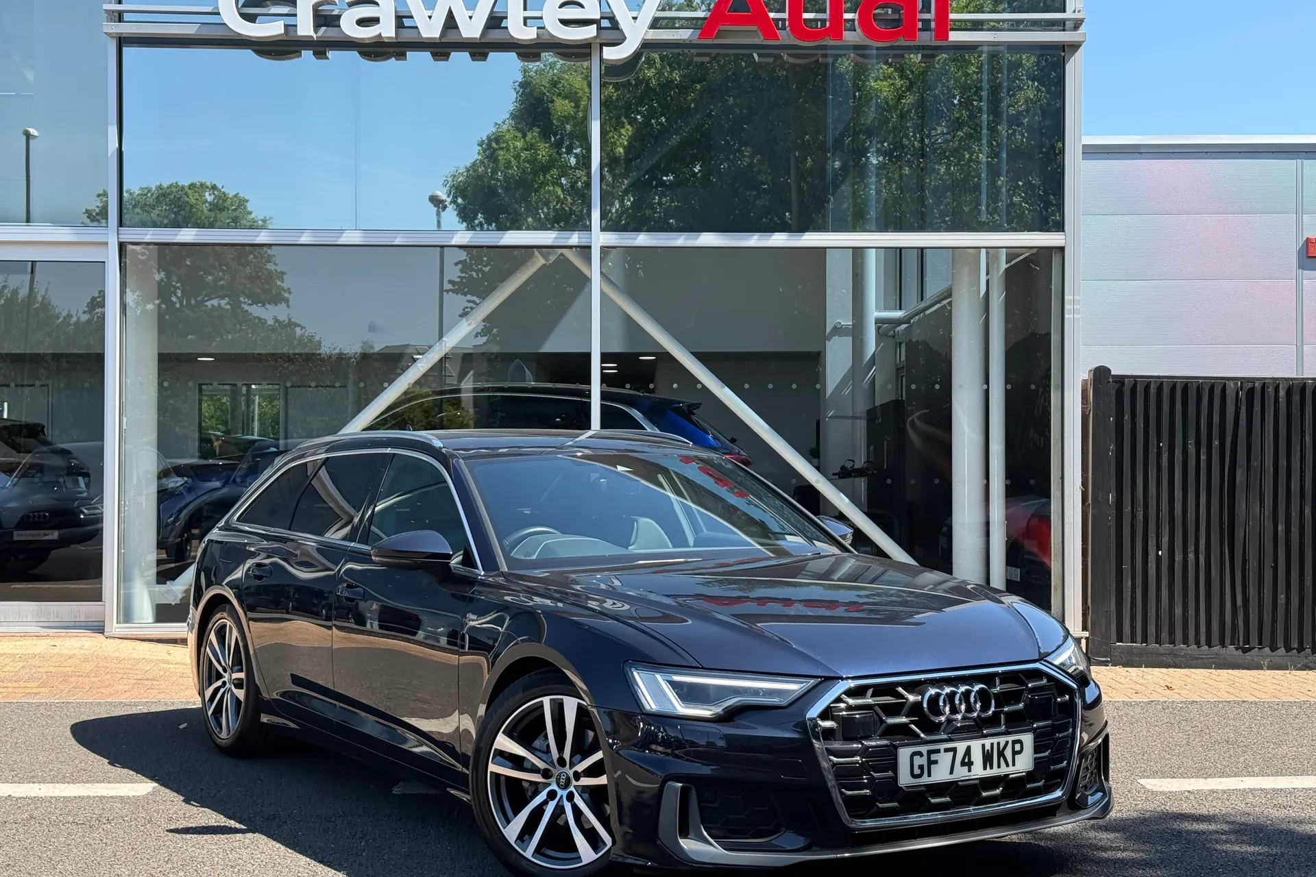 Audi A6 focused image