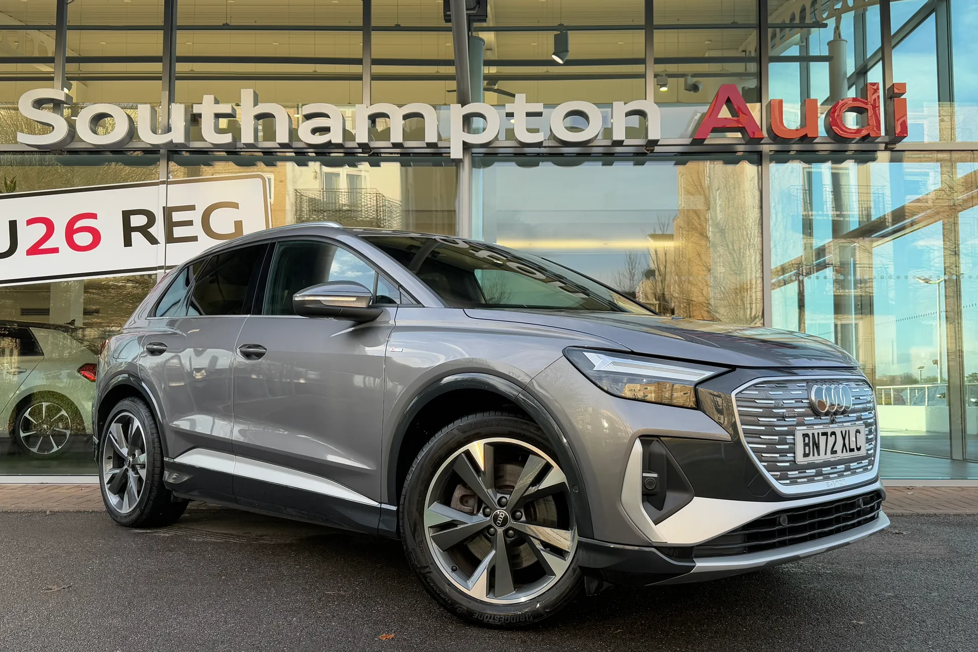 Audi Q4 focused image