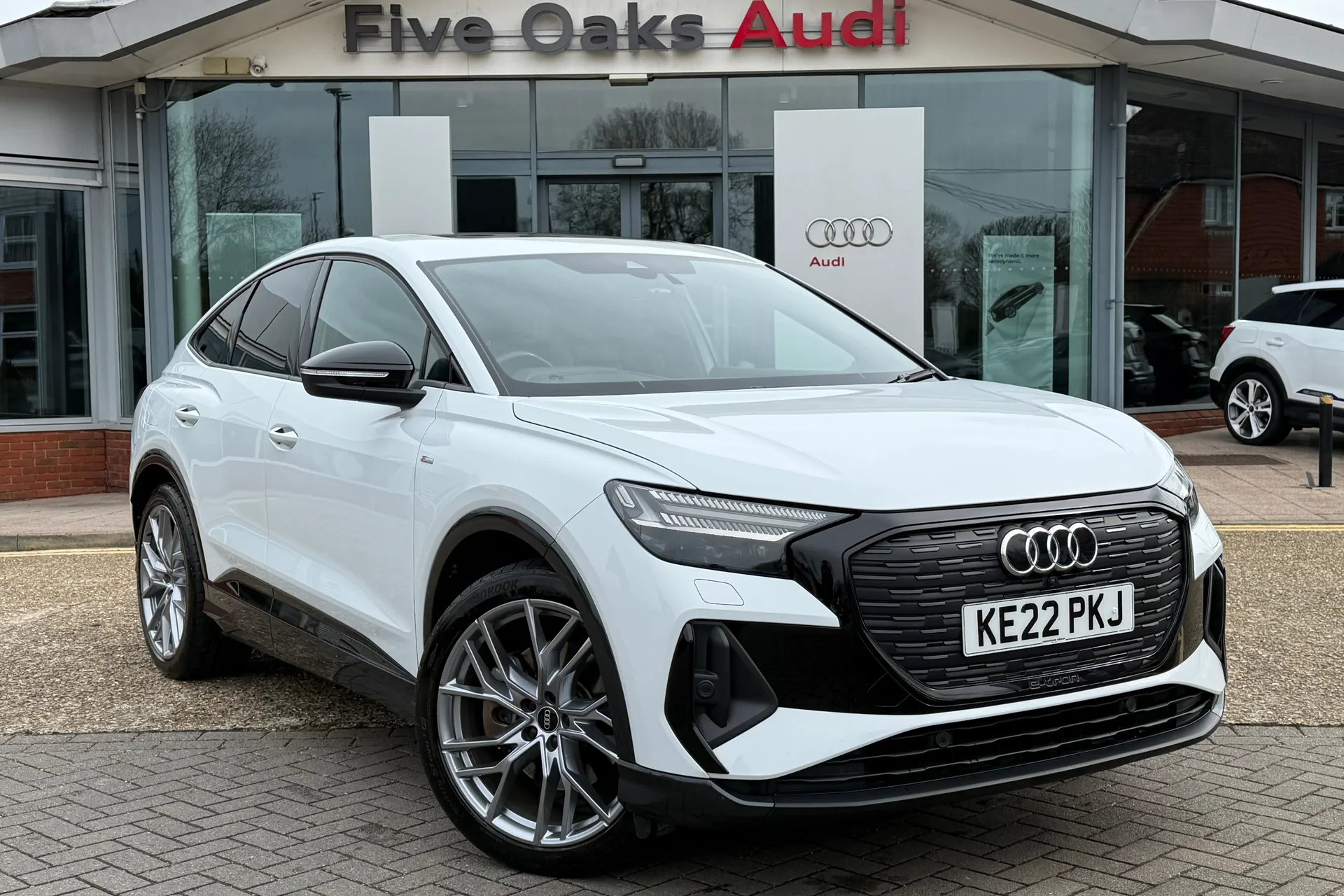 Audi Q4 focused image