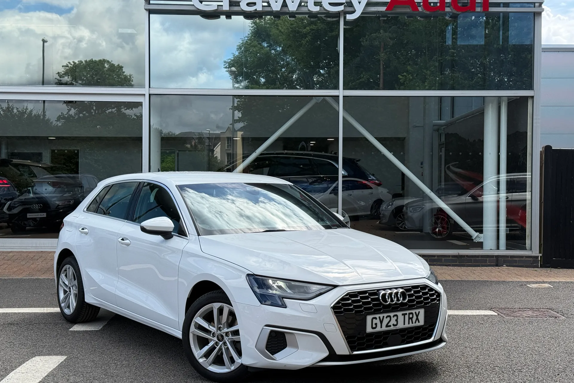 Audi A3 focused image