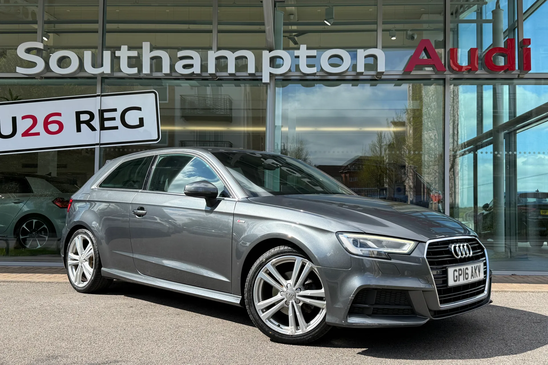 Audi A3 focused image