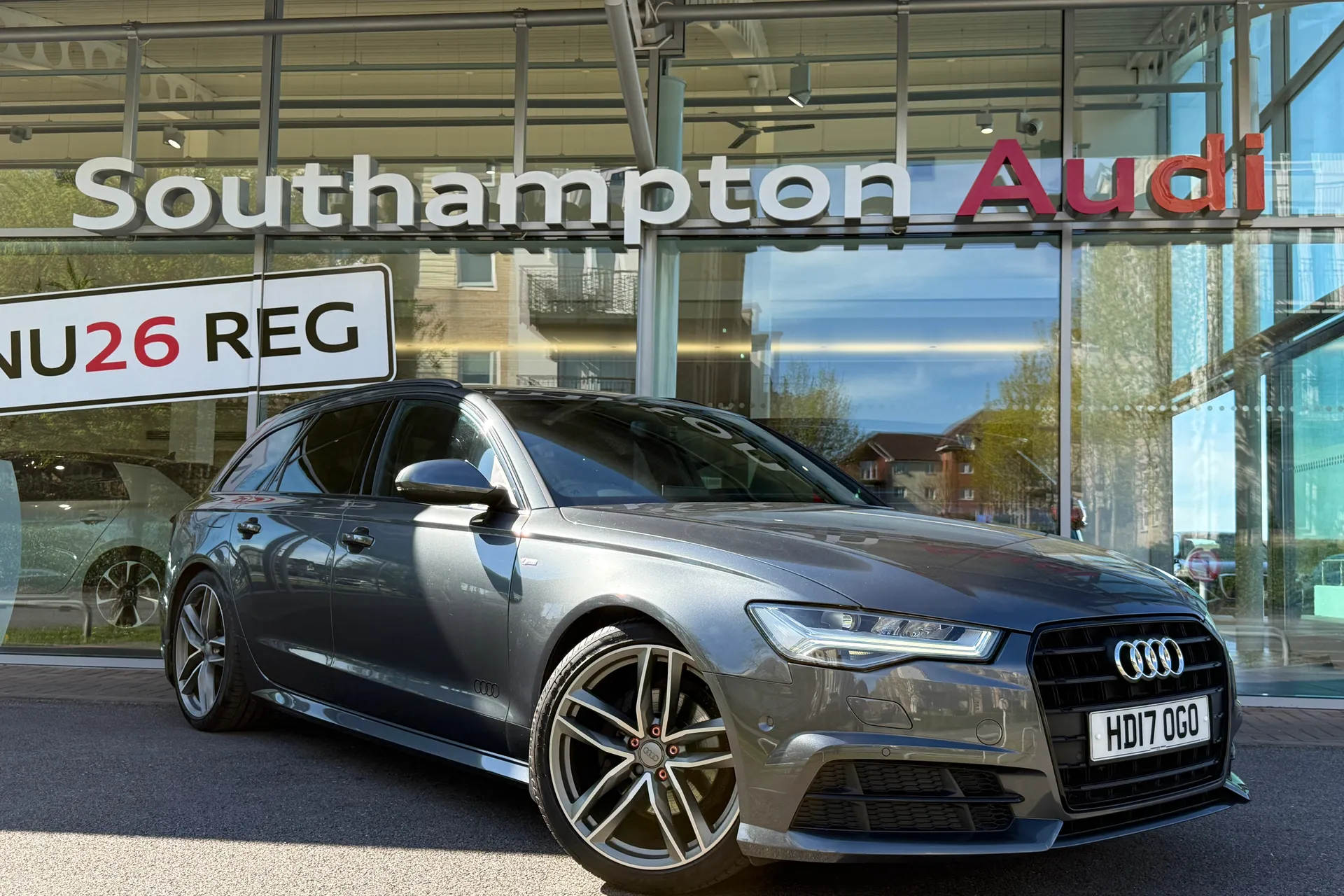 Audi A6 focused image