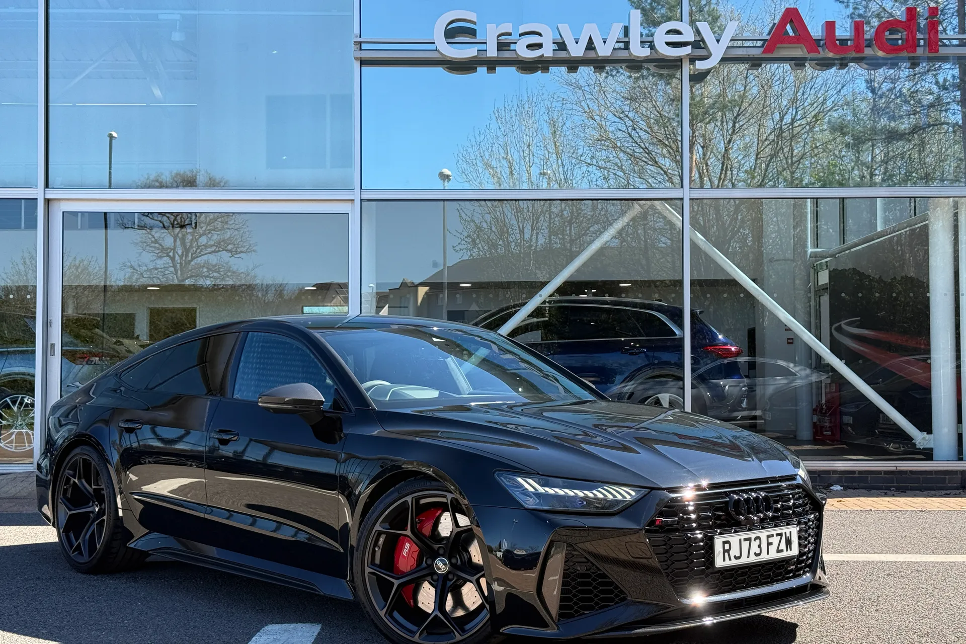 Audi RS 7 focused image