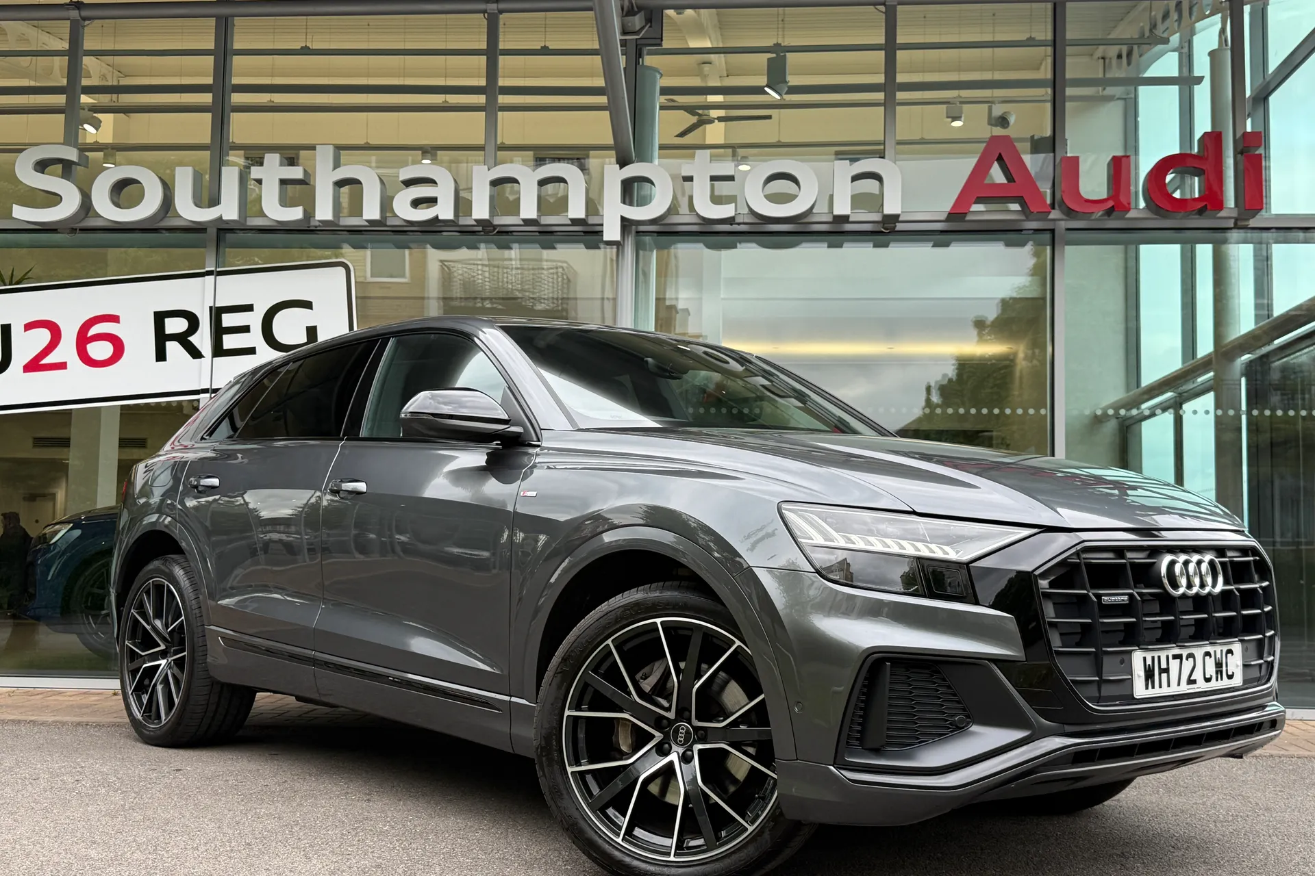 Audi Q8 focused image